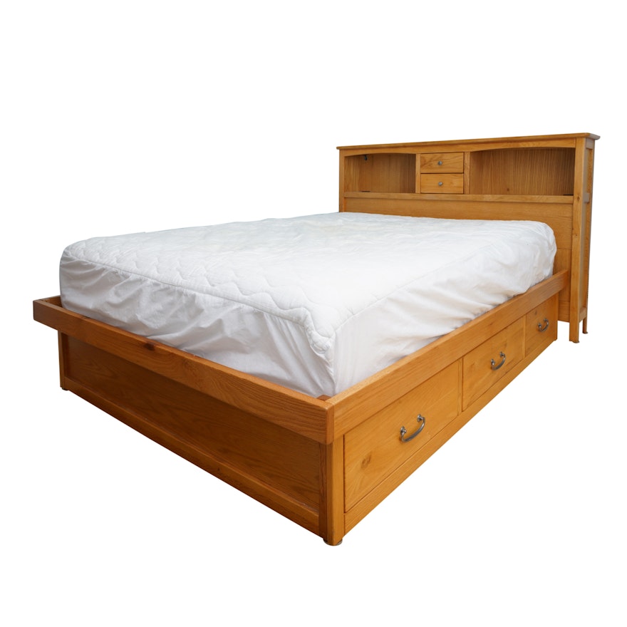 Full Size Platform Bed Frame with Drawers by Tradewins