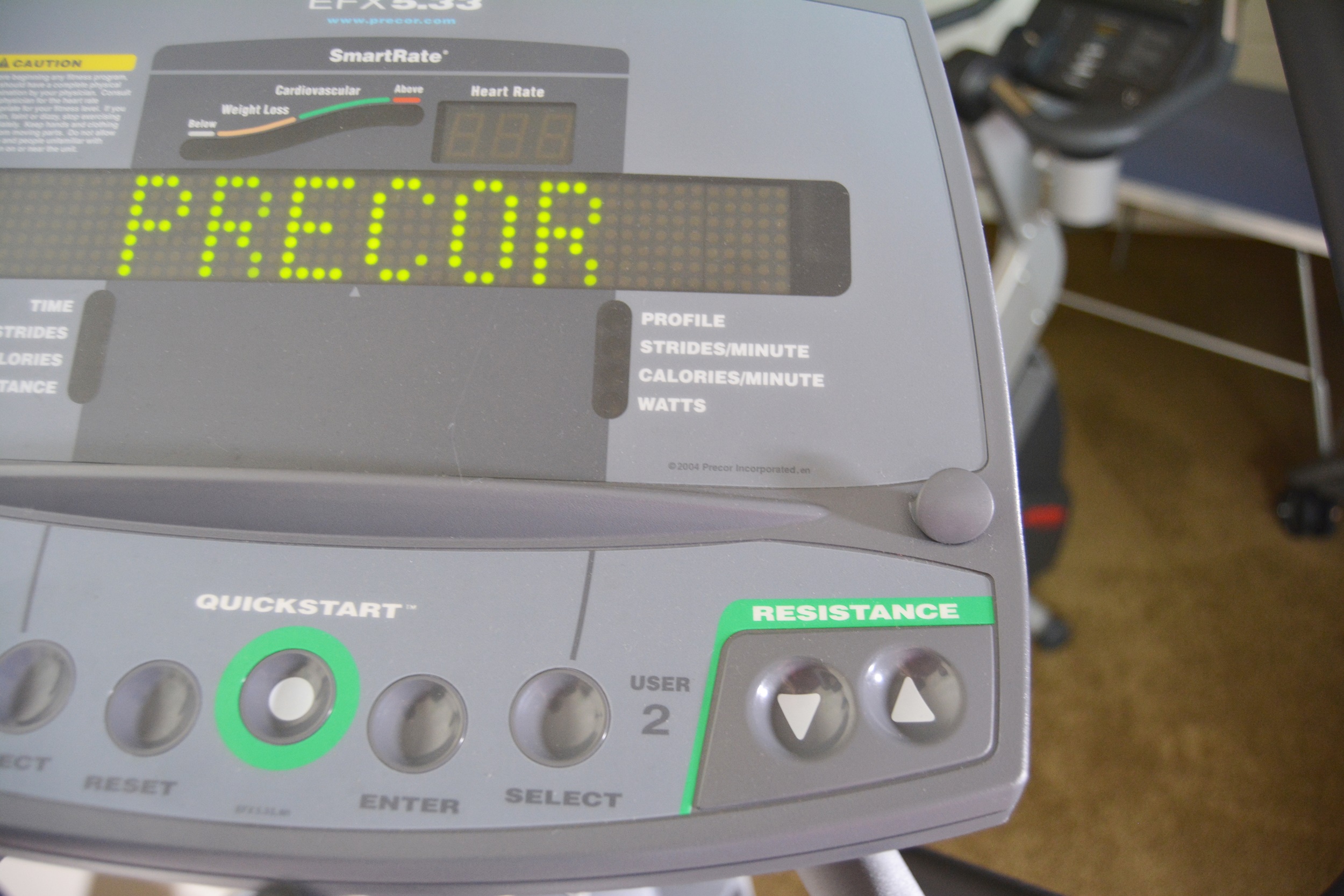 Precor EFX 5.33 Elliptical Fitness Crosstrainer