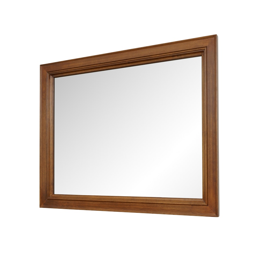 Walnut Framed Wall Mirror