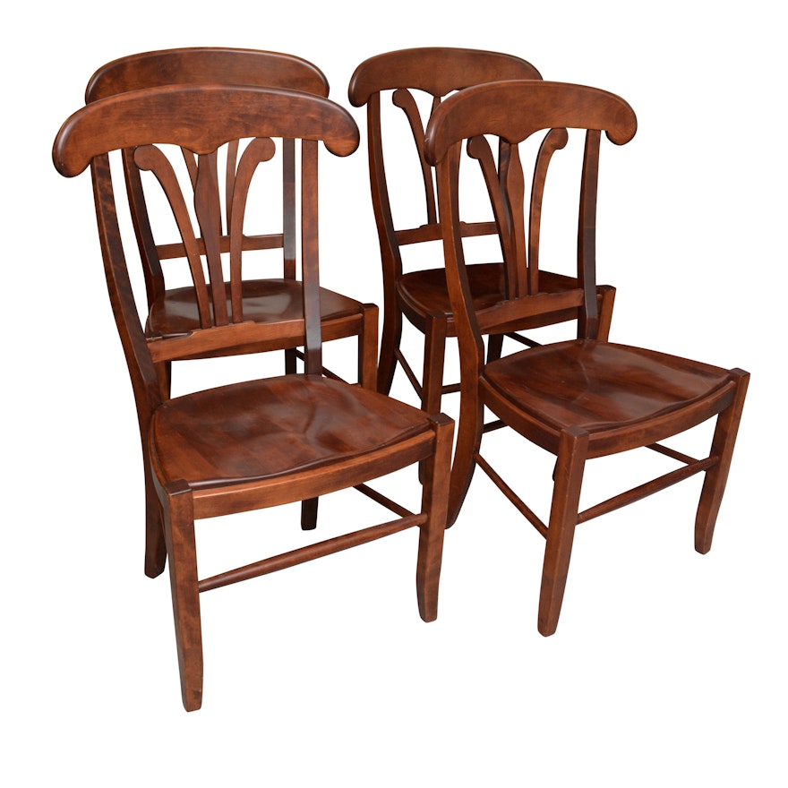 "Country Manor" Birch Side Chairs by Nichols & Stone