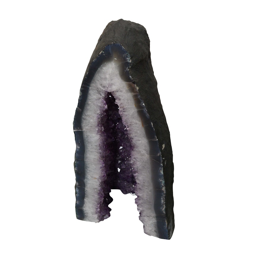 Large Amethyst Cathedral Geode