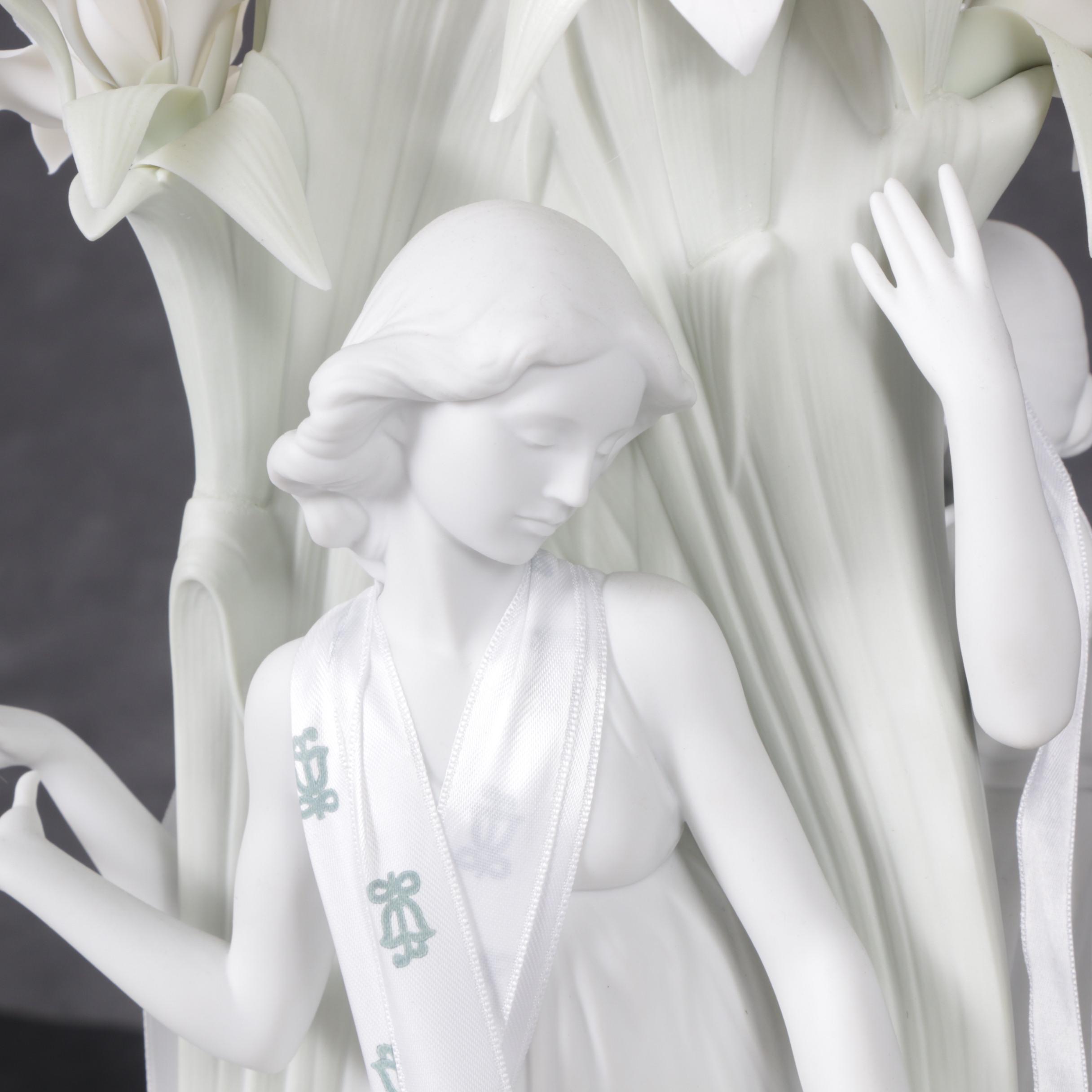 Limited Edition Lladró "Joyful Nymphs" High Porcelain Figurine