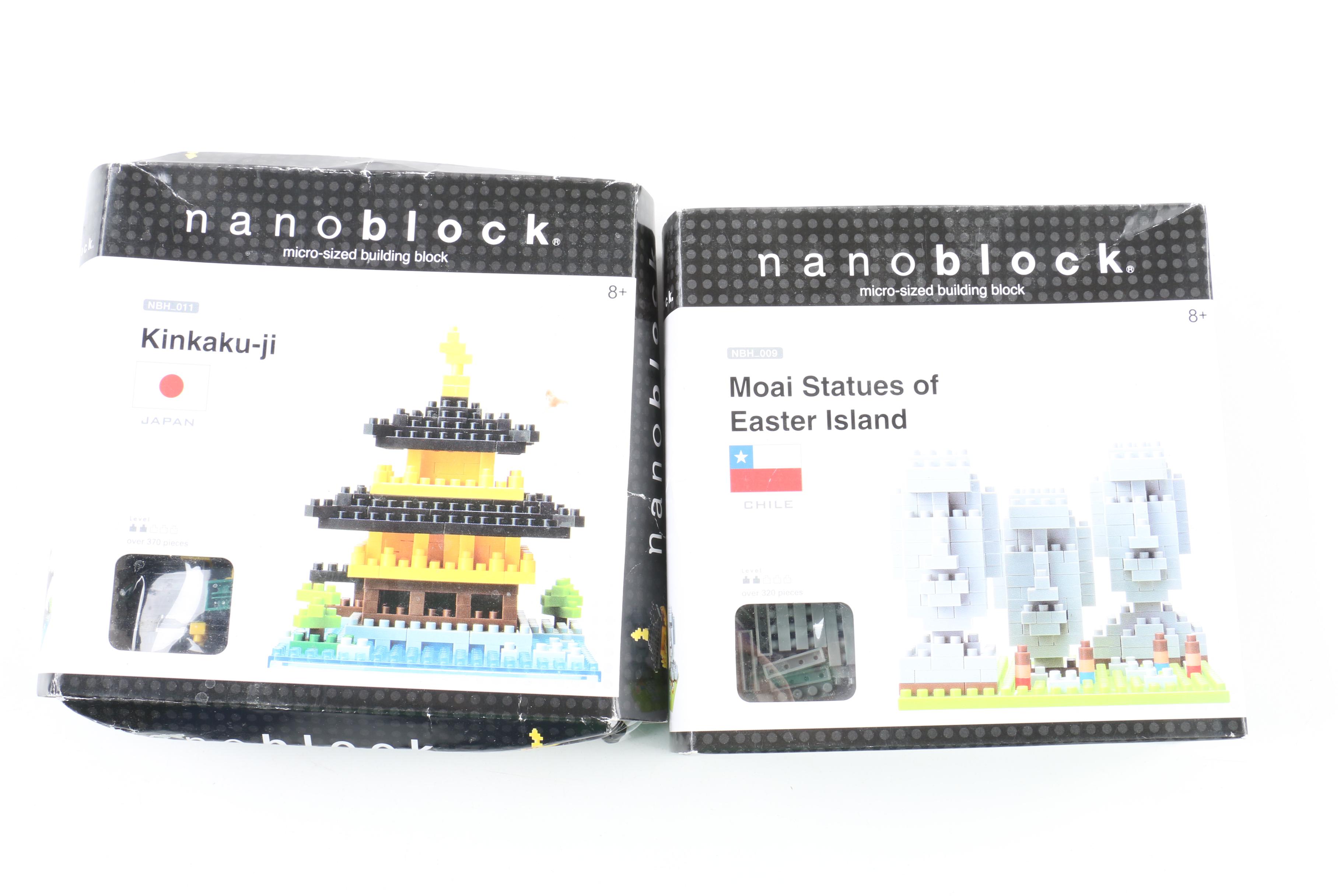 Nanoblock Sets including Architectural Sites