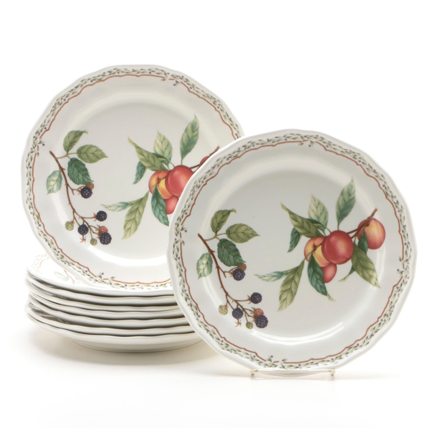 Noritake "Gourmet Harvest" Porcelain Dinner Plates