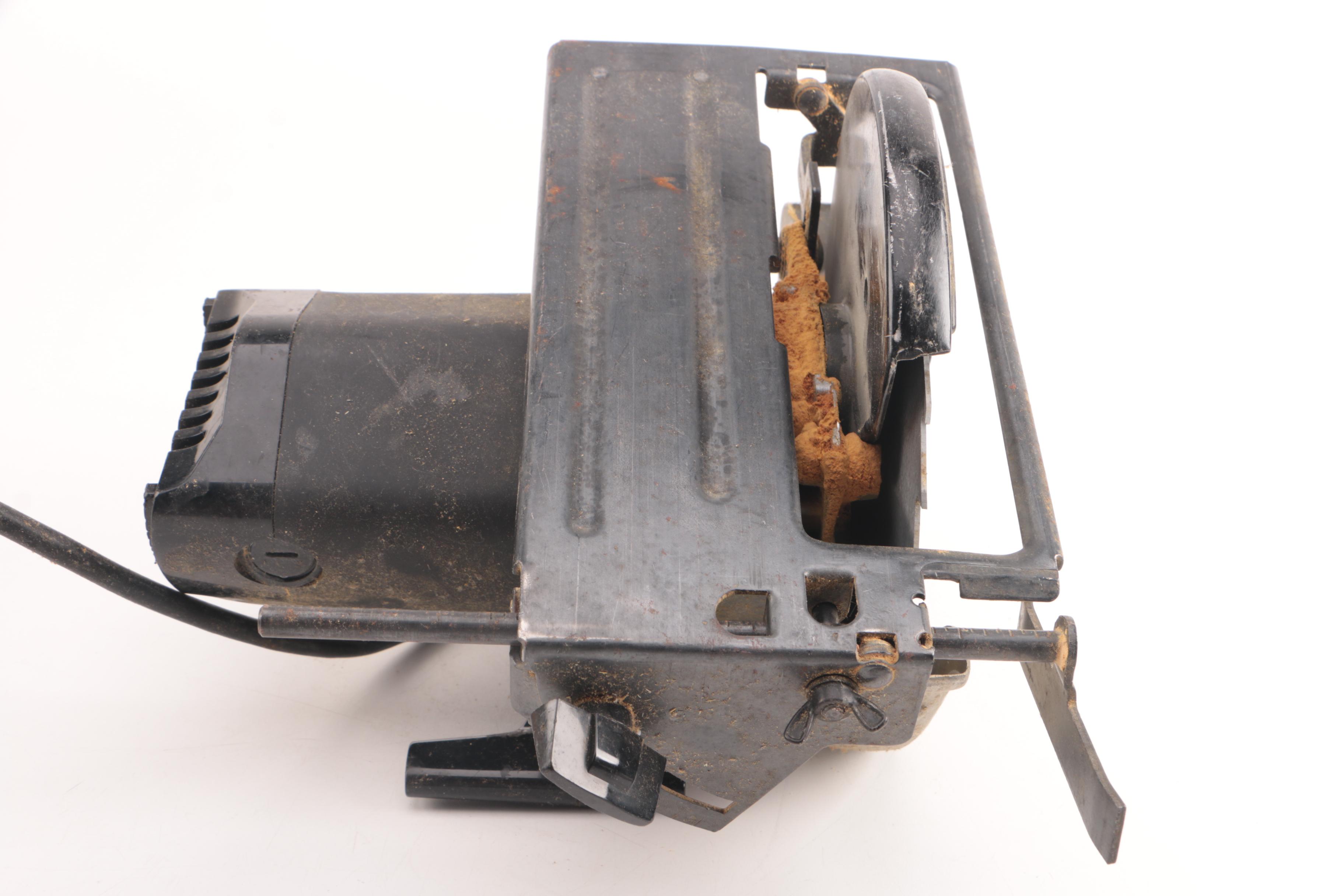 Vintage Craftsman Circular Saw, Dual Motion Sander, and Heavy Duty Power Router