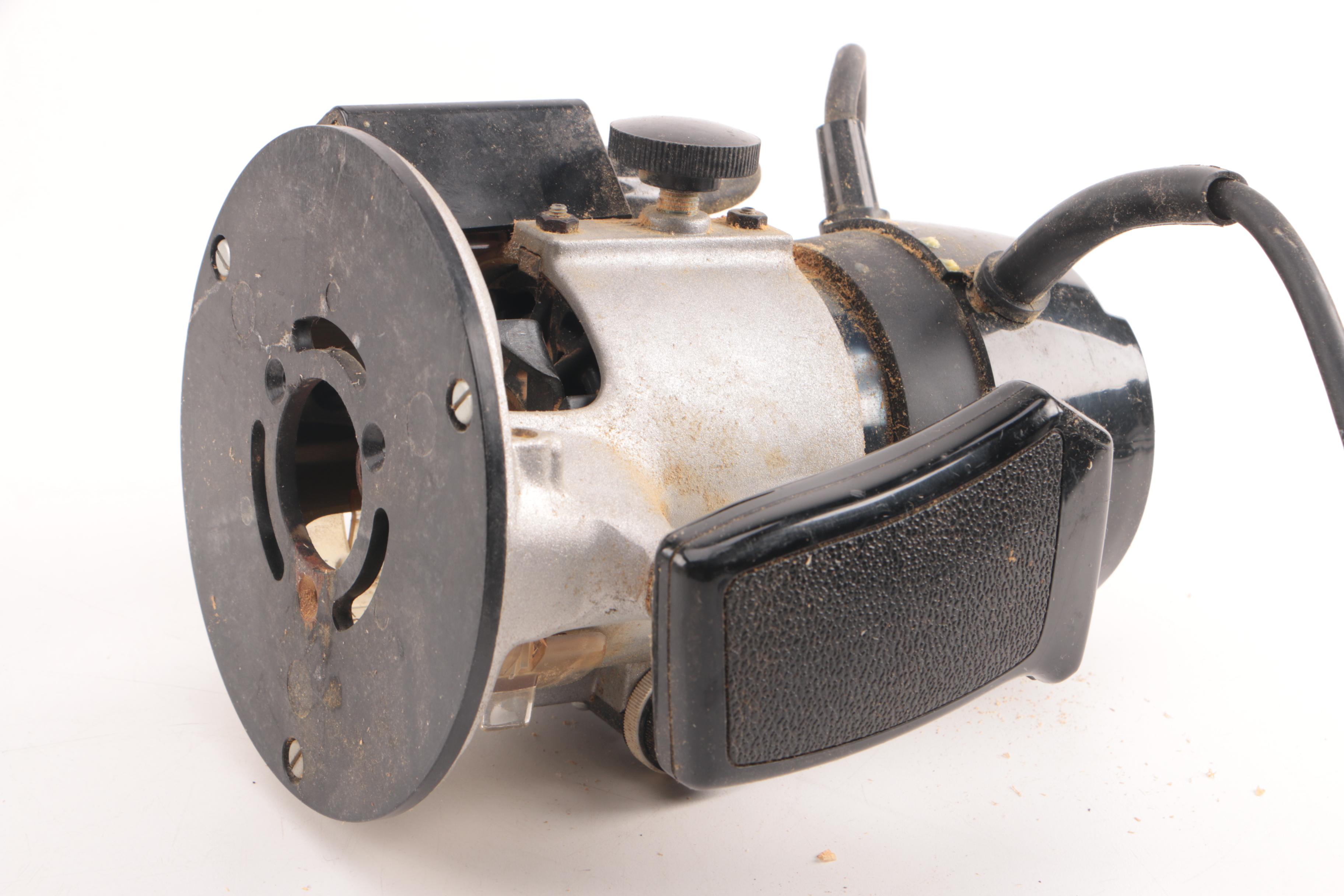 Vintage Craftsman Circular Saw, Dual Motion Sander, and Heavy Duty Power Router