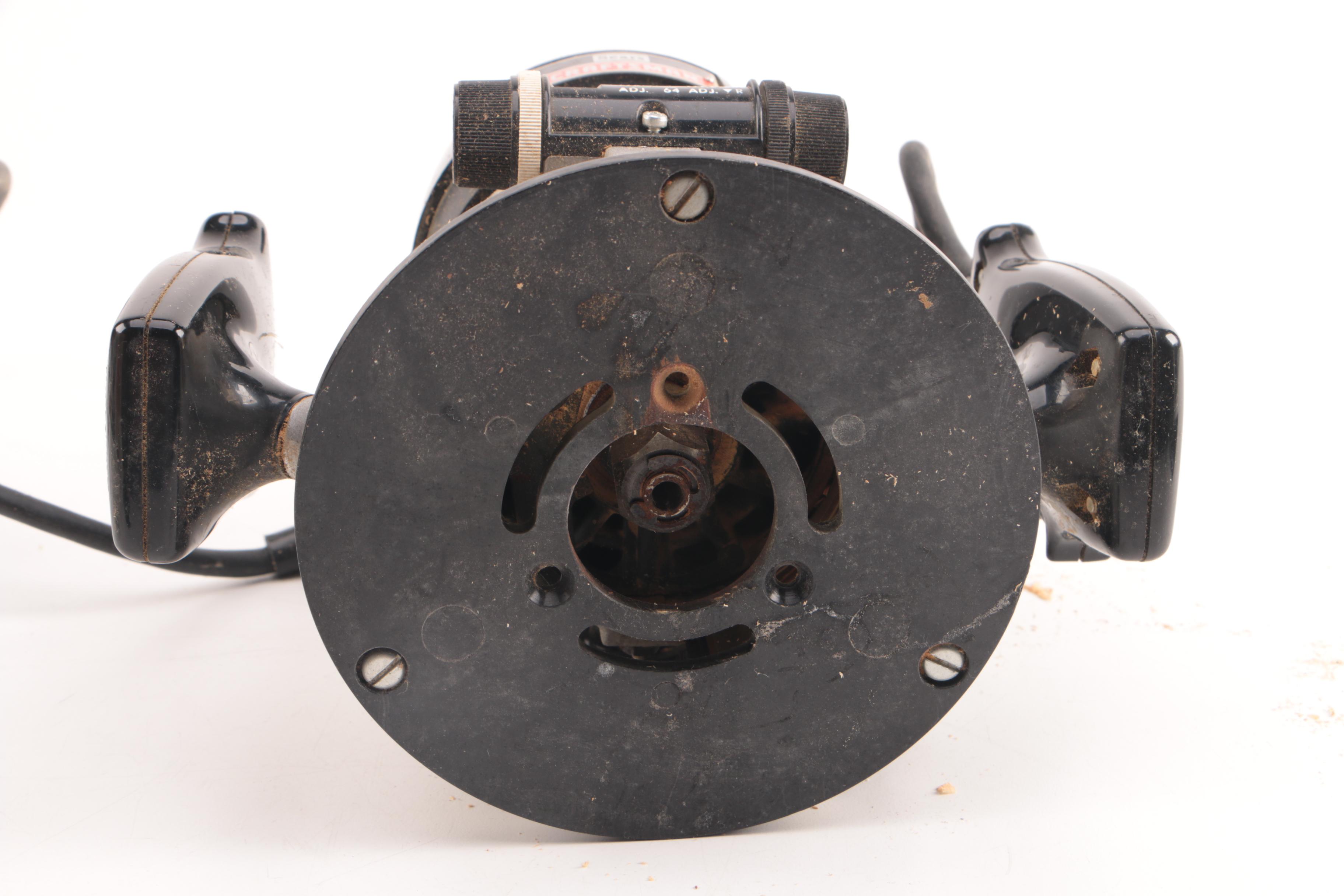 Vintage Craftsman Circular Saw, Dual Motion Sander, and Heavy Duty Power Router