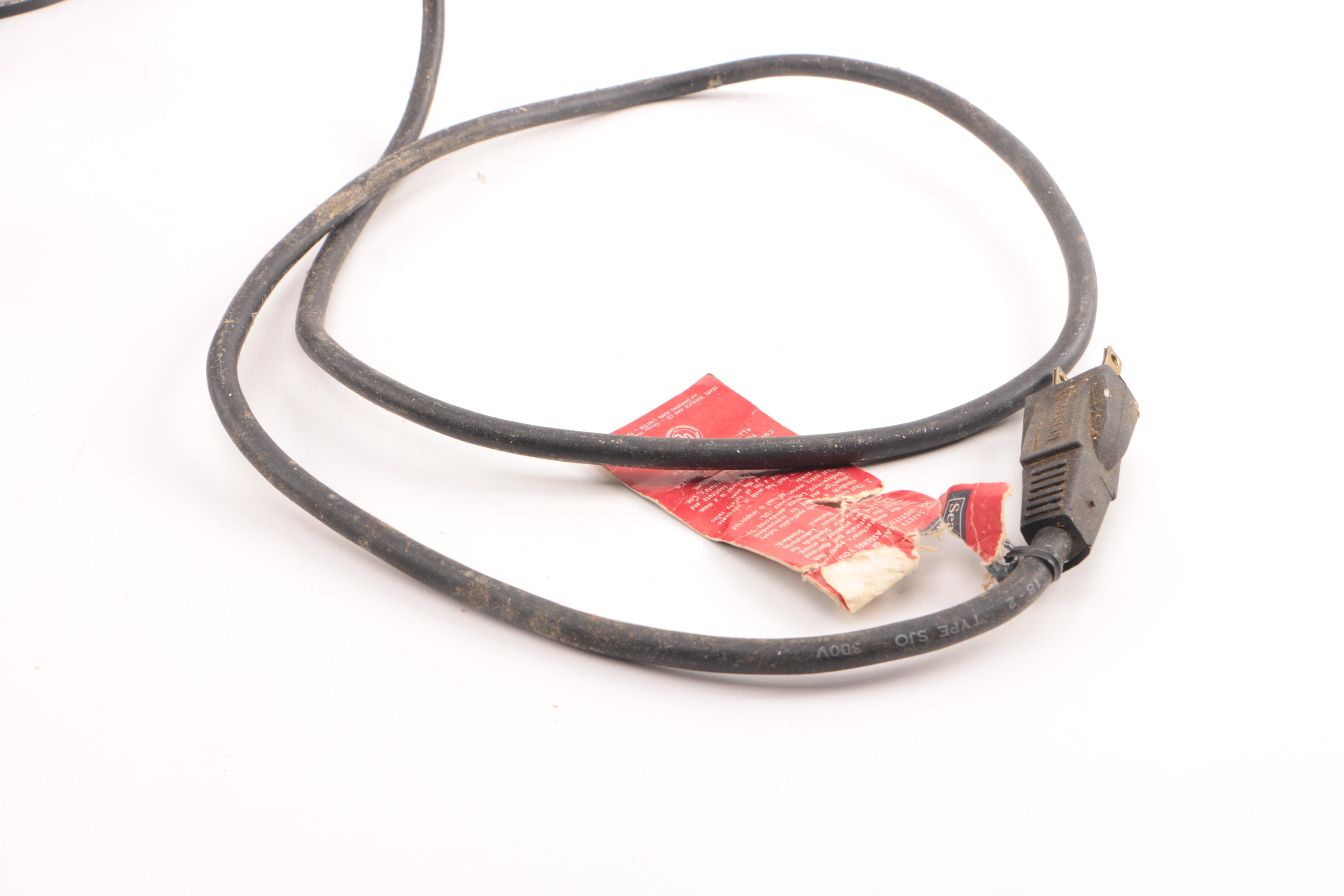 Vintage Craftsman Circular Saw, Dual Motion Sander, and Heavy Duty Power Router