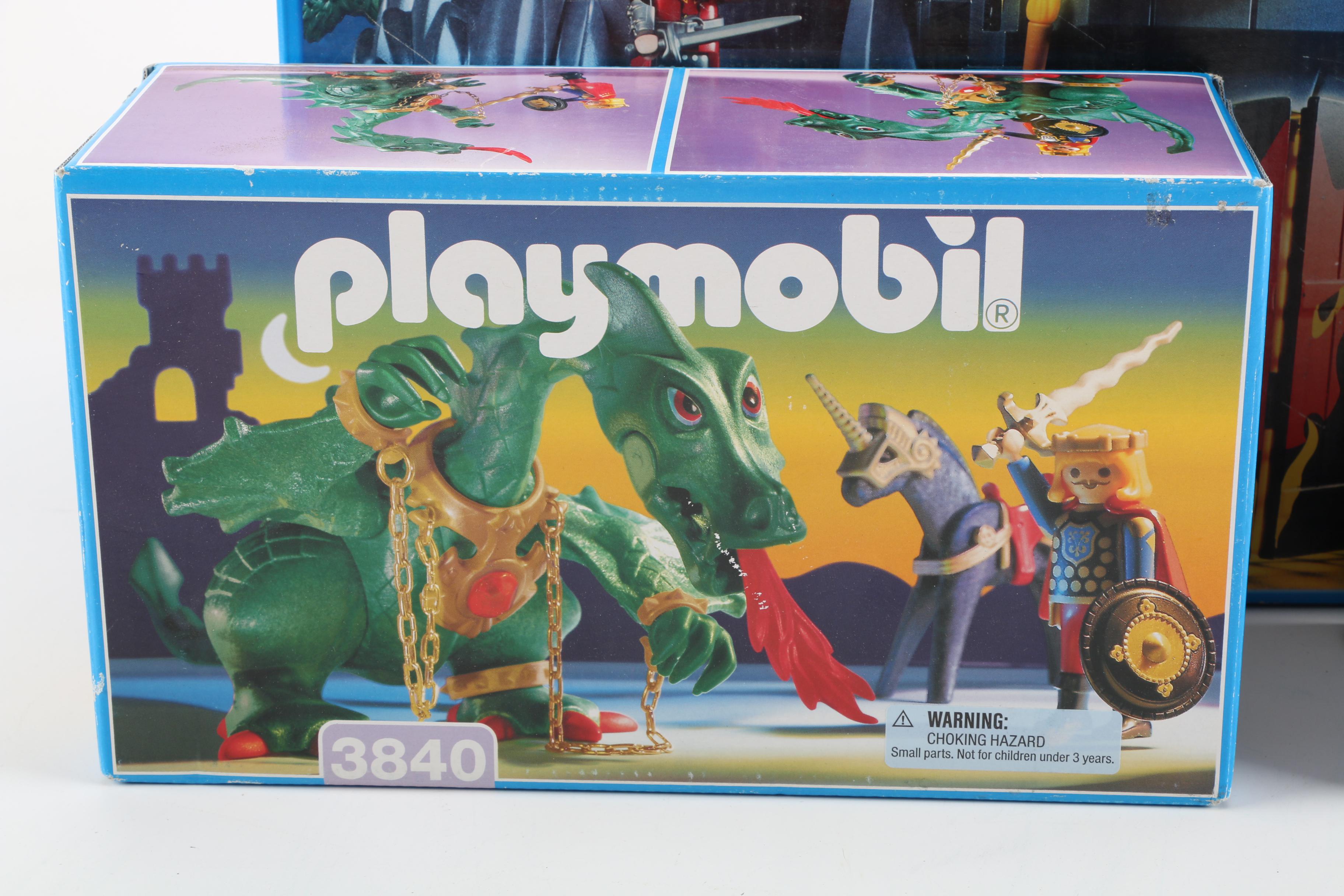 Playmobil "Rock Castle" with Knights and Dragons Sets