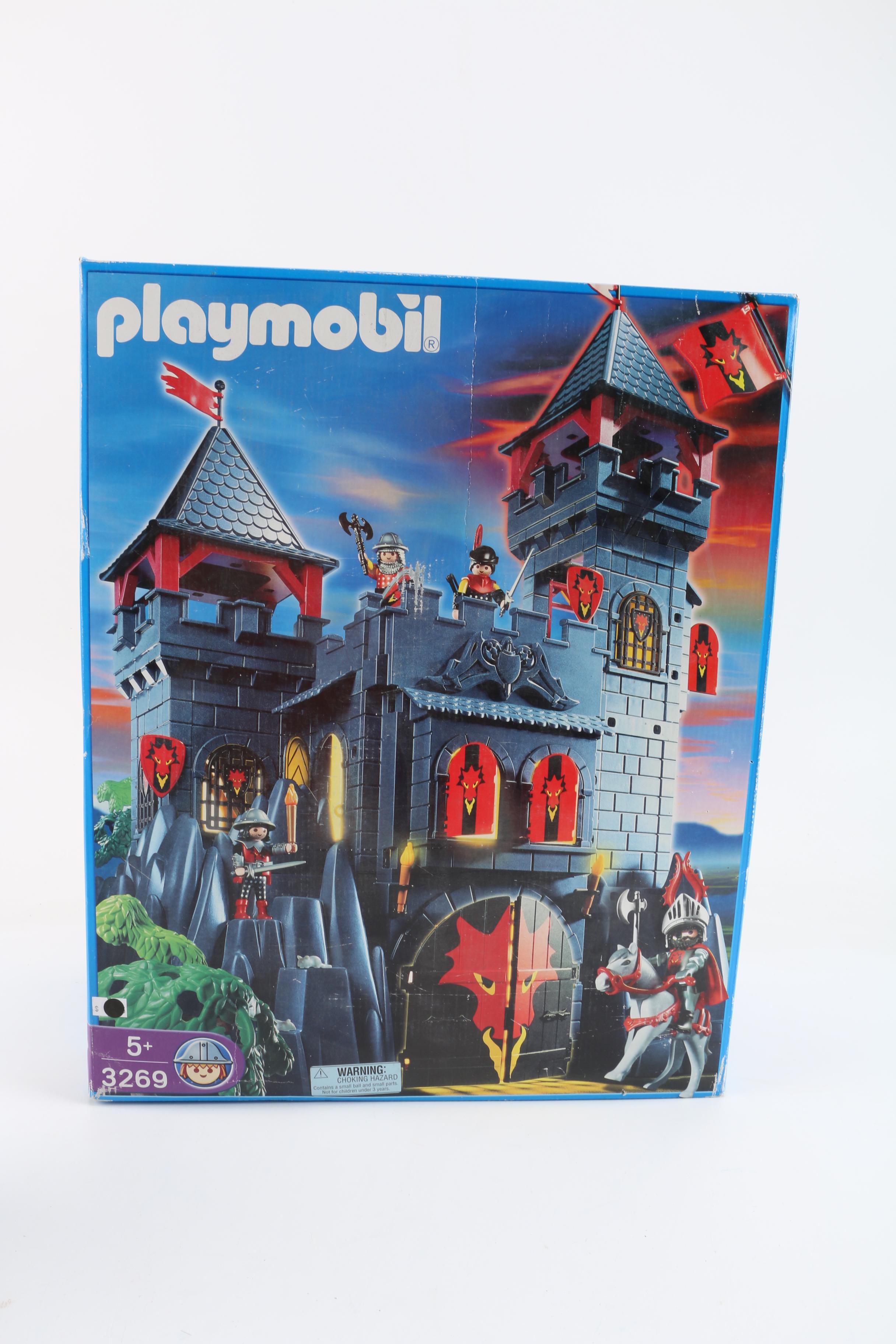 Playmobil "Rock Castle" with Knights and Dragons Sets