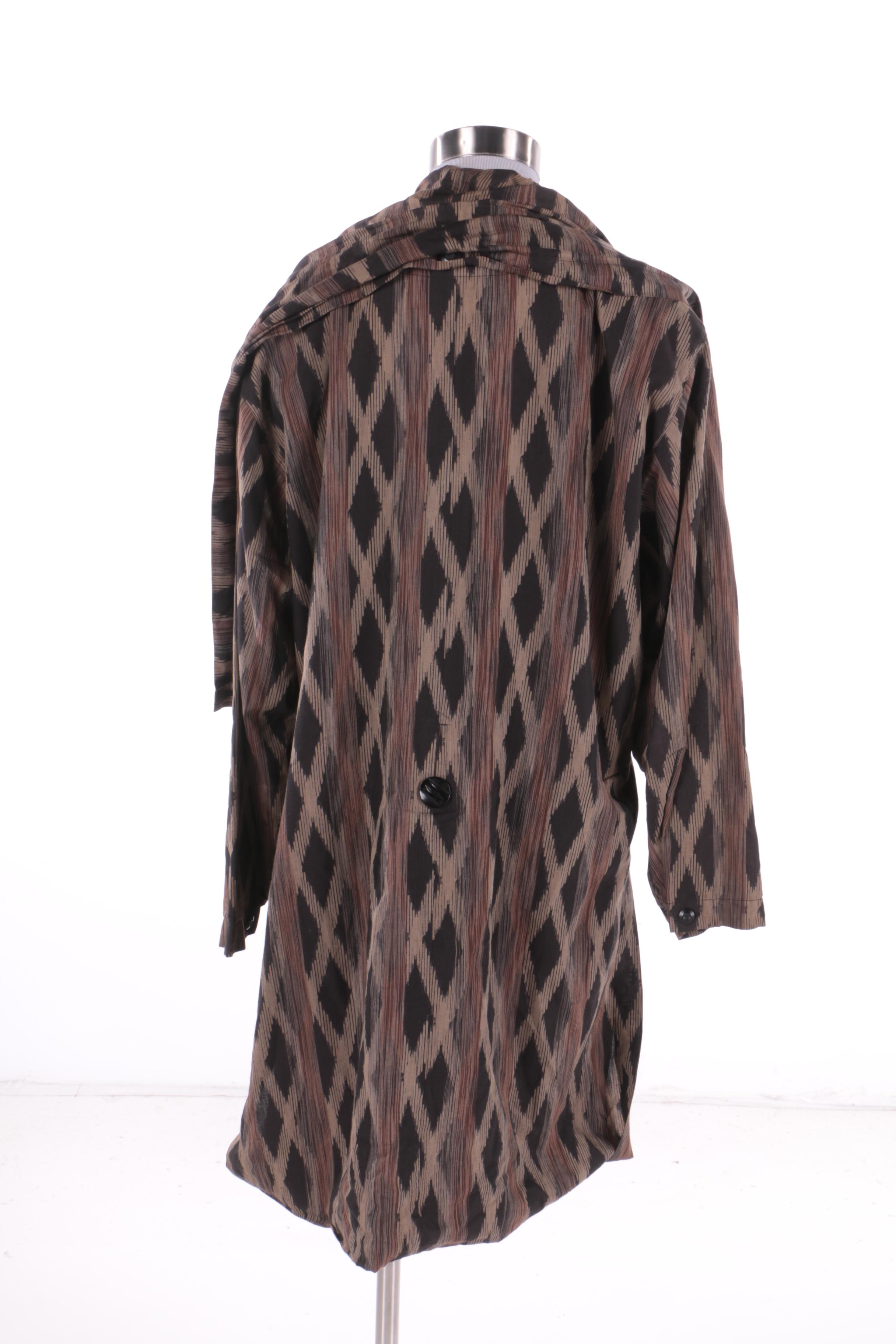 Women's Vintage Issey Miyake Ikat Jacket, Made in Japan
