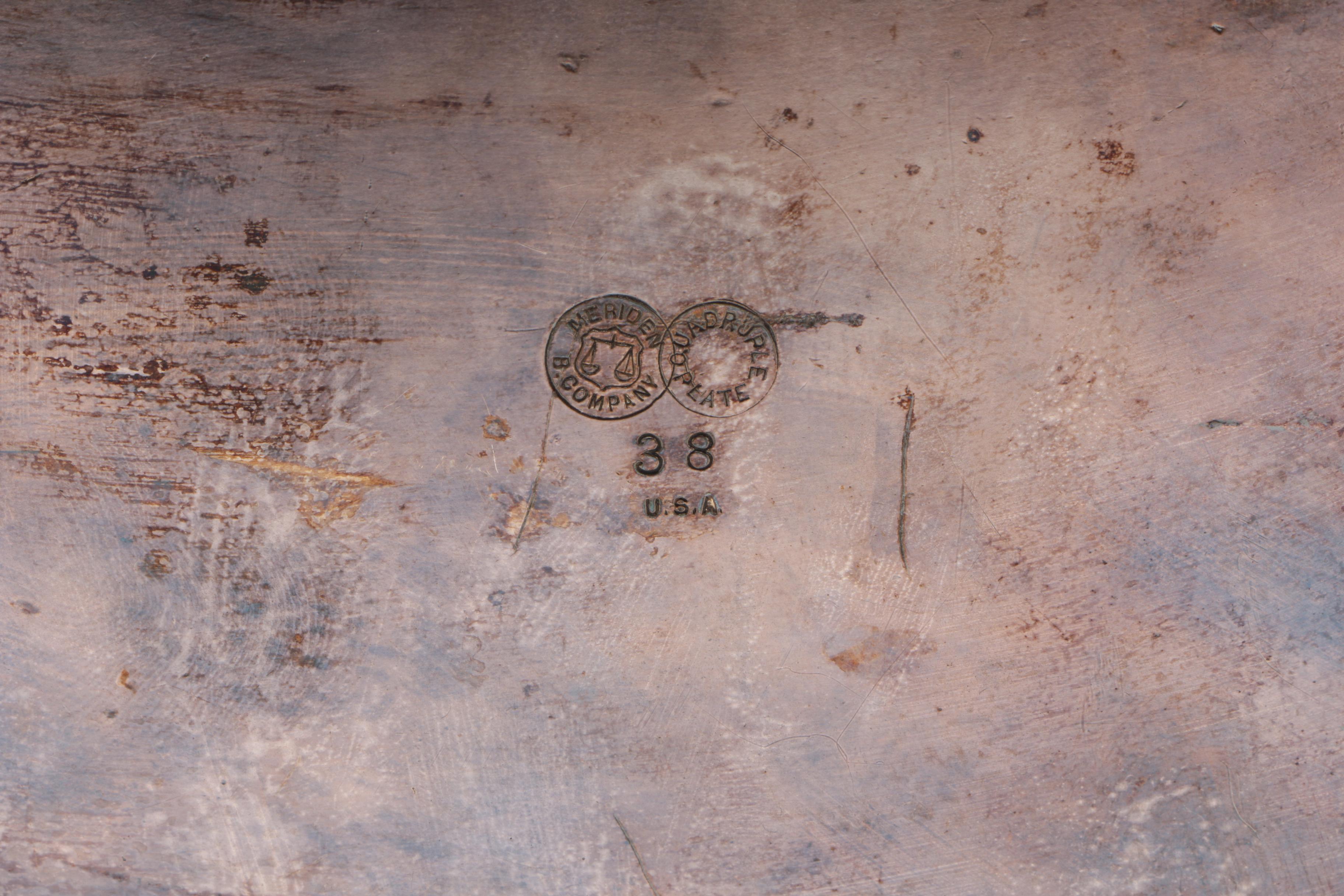 Meriden Britannia Co. Silver-Plated Cigarette Box and Henry Wilkinson Butters