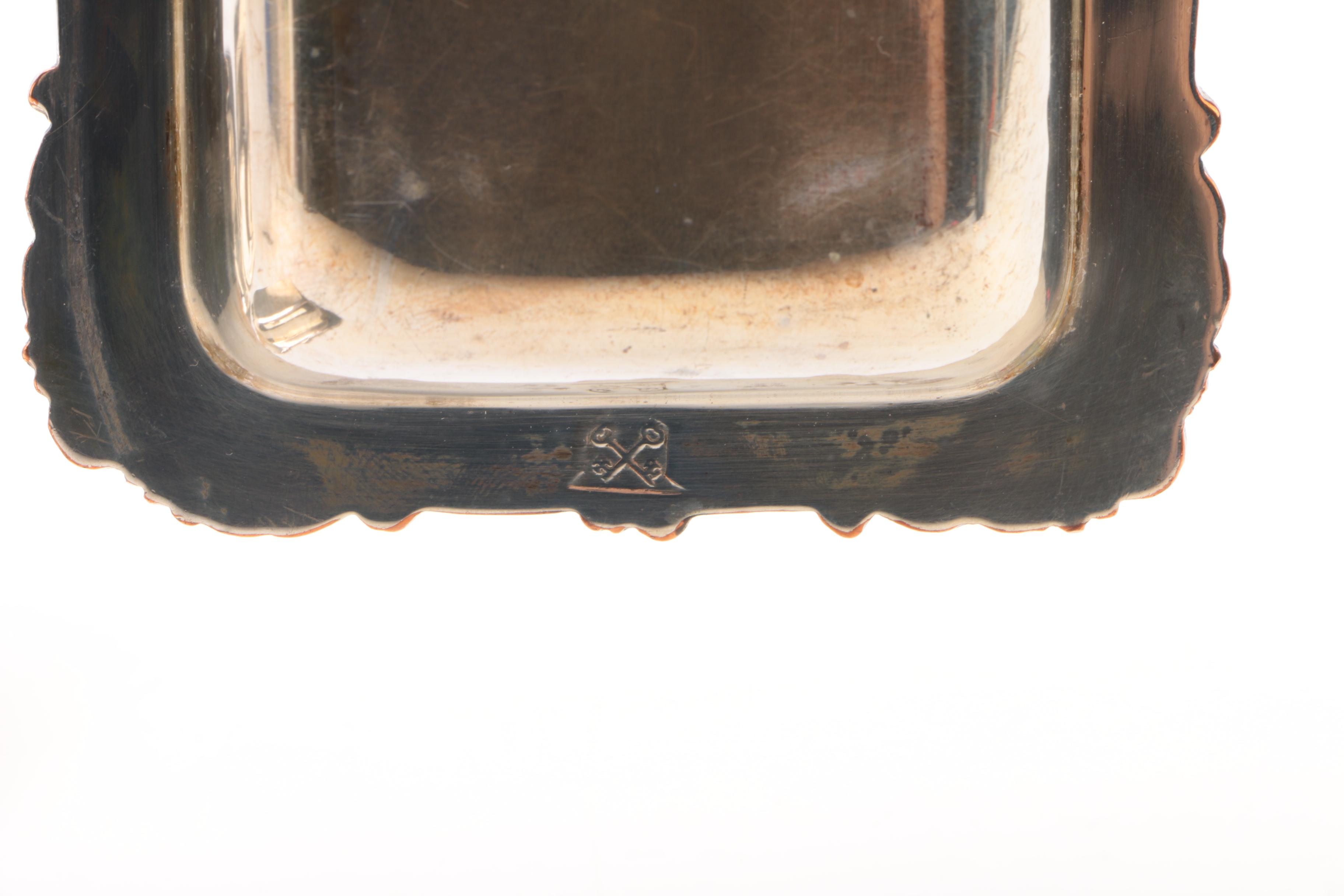 Meriden Britannia Co. Silver-Plated Cigarette Box and Henry Wilkinson Butters