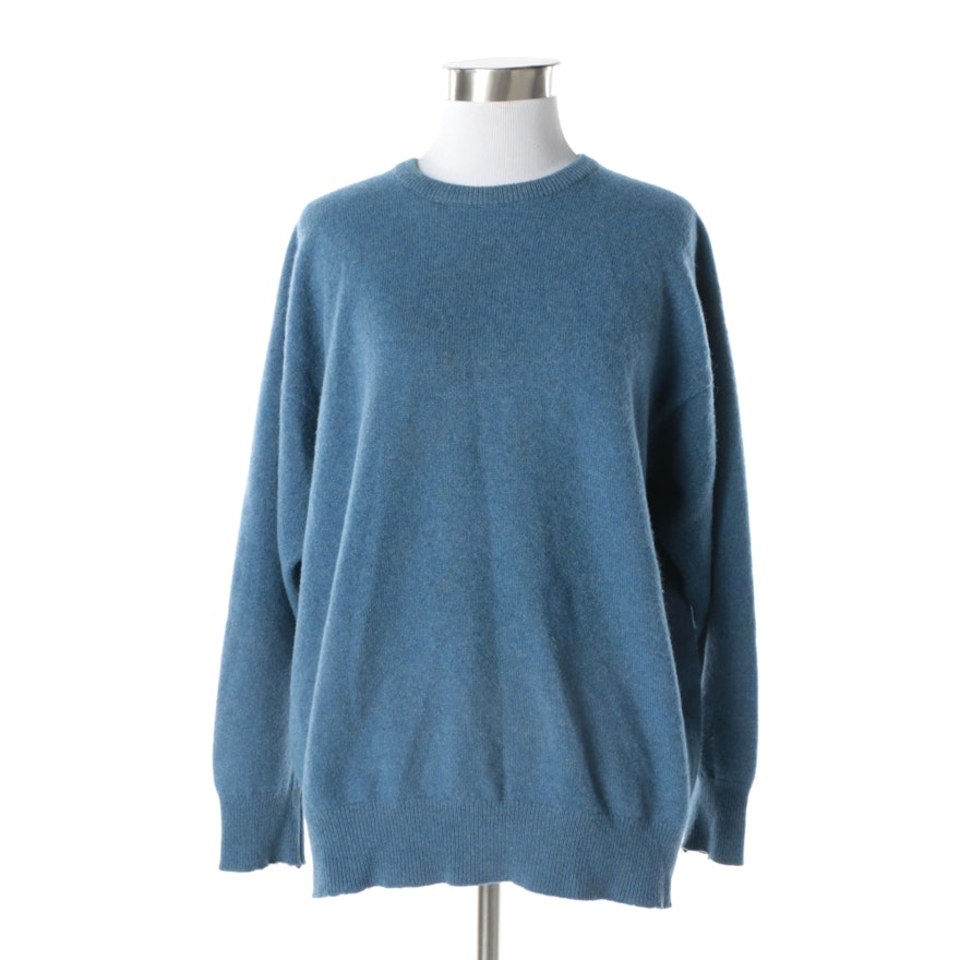 Women's Neiman Marcus Blue Cashmere Sweater