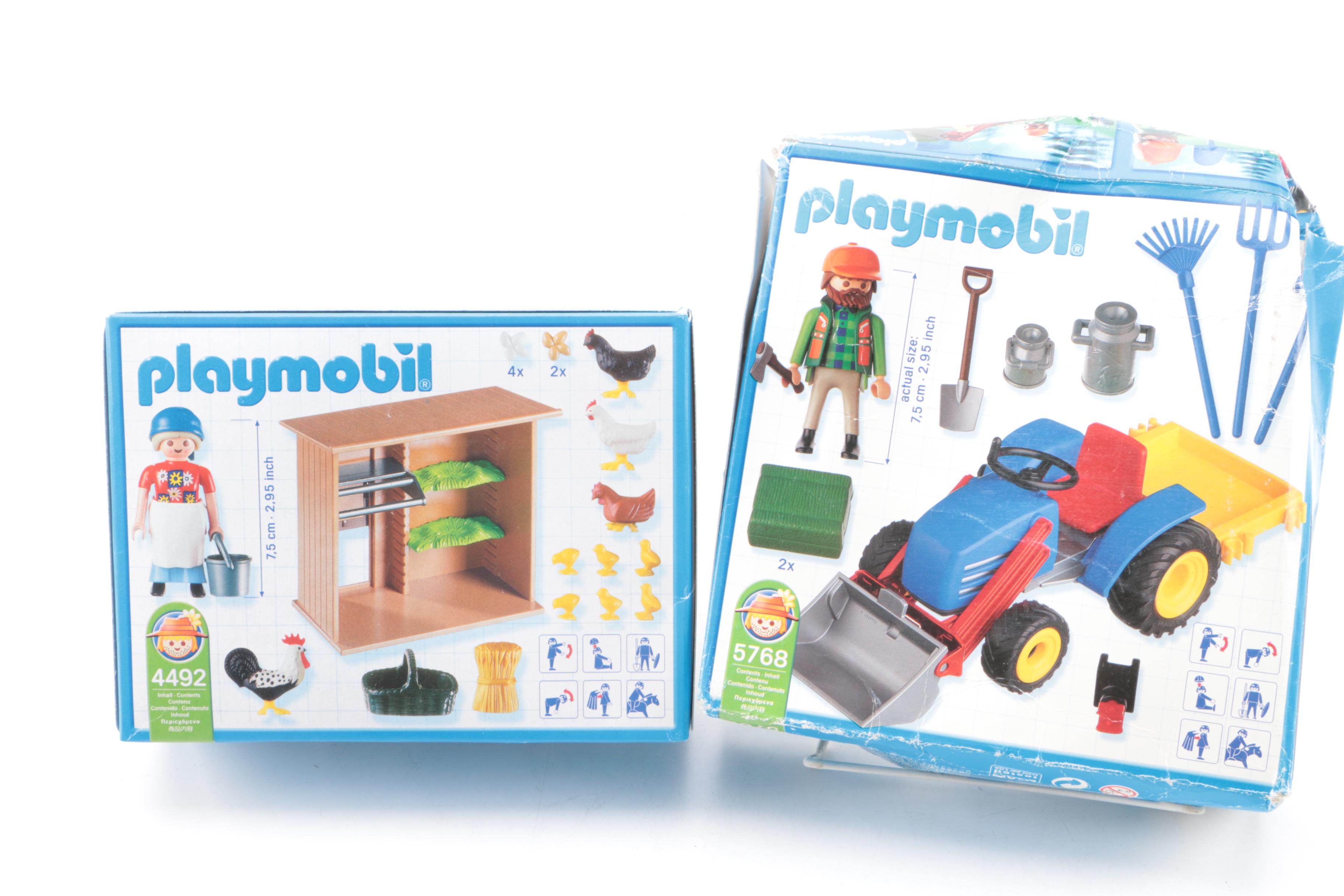 Playmobil Farm Themed Sets including "Horse and Pony Ranch" Set