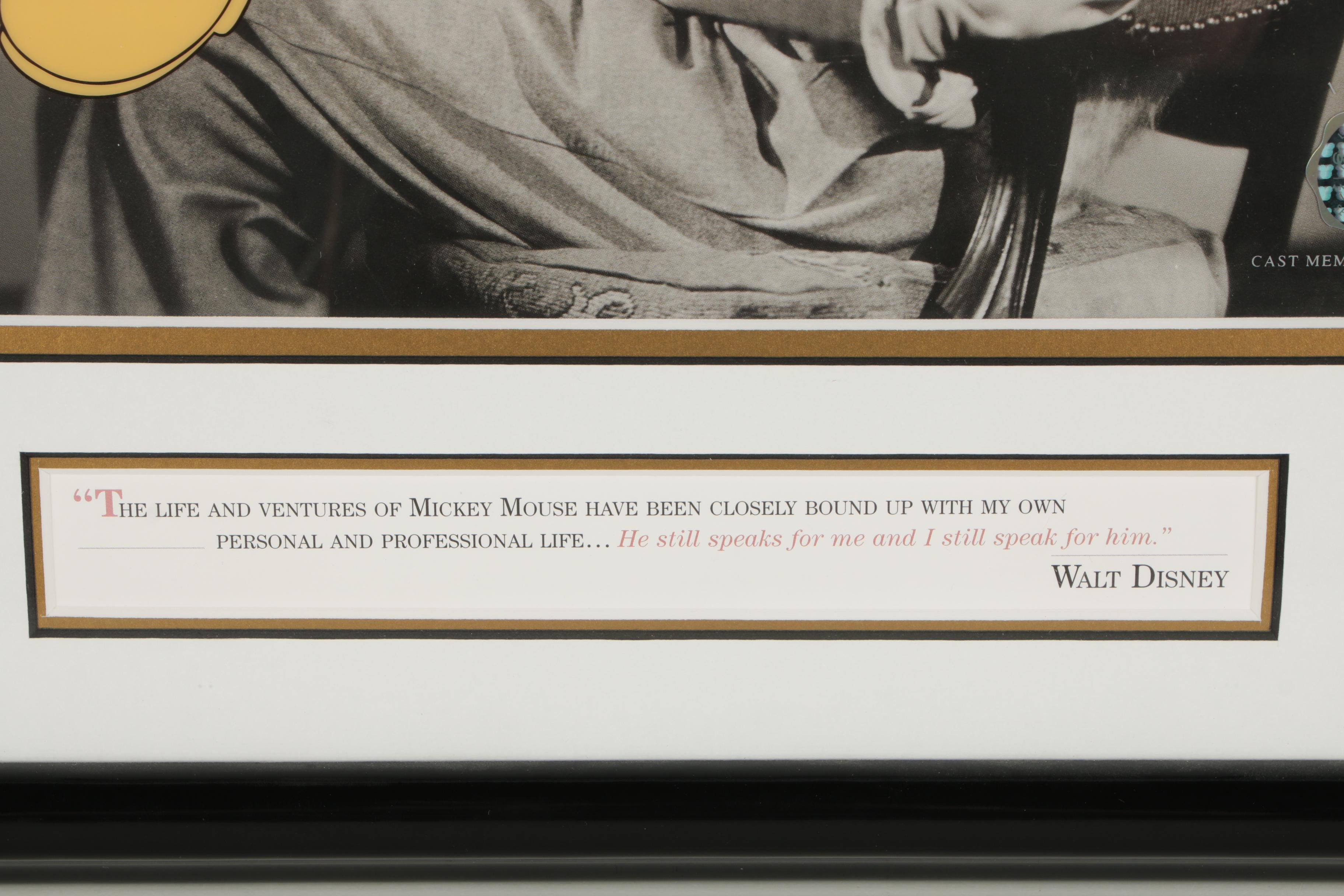 1999 Limited Edition Disney Sericel "Profiles of Imagination"