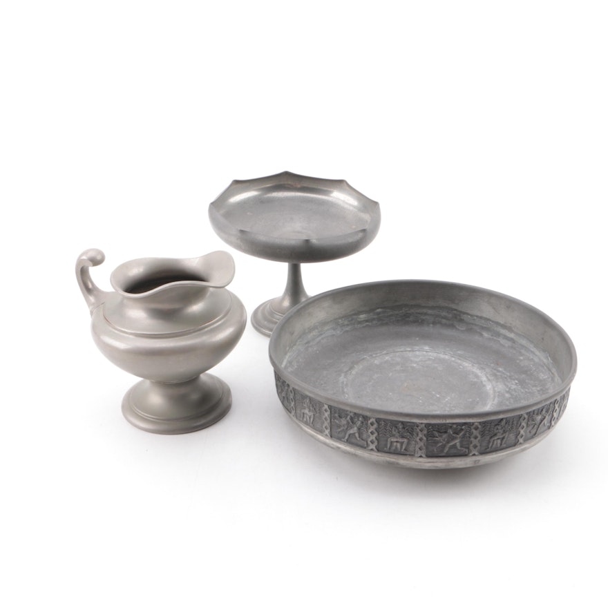 Holloware Including ITB Norway and Pilgrim Pewter