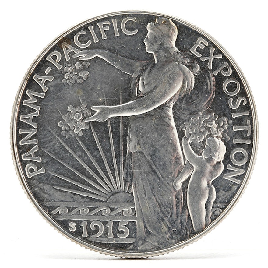 1915-S Panama Pacific Exposition Half Dollar Silver Commemorative