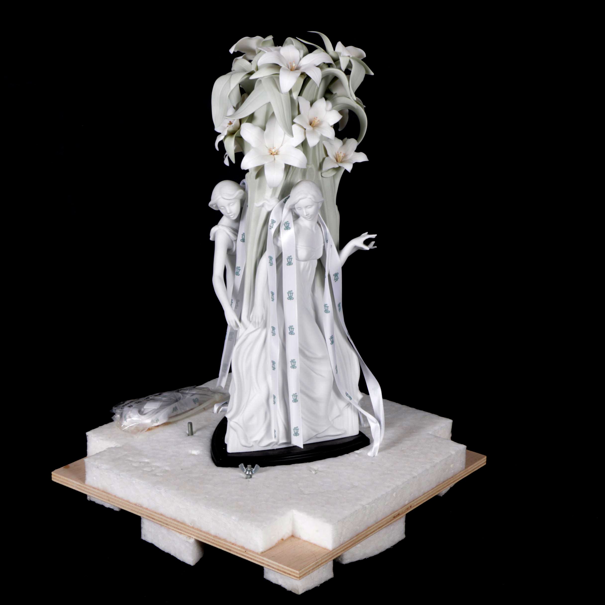 Limited Edition Lladró "Joyful Nymphs" High Porcelain Figurine