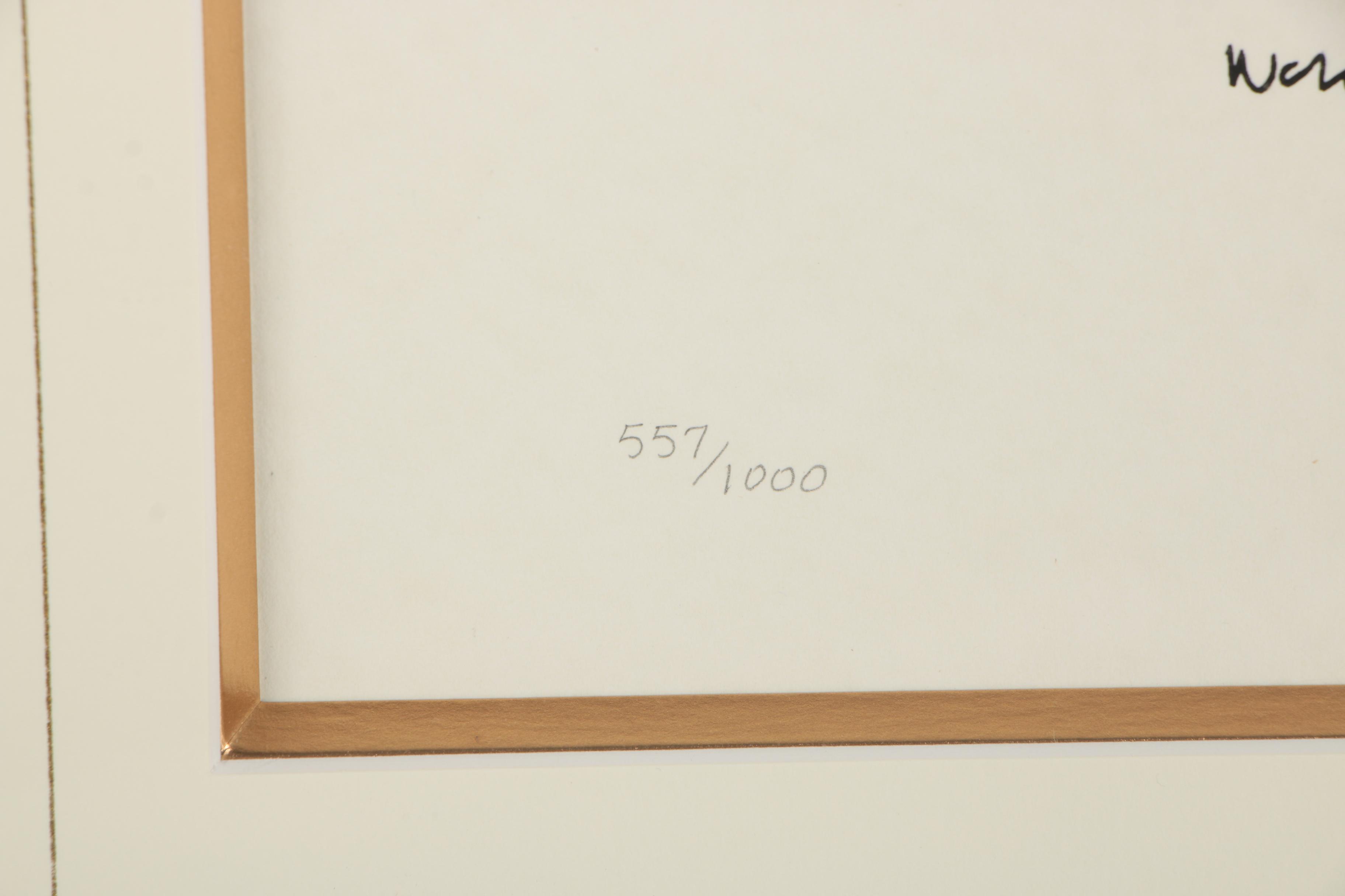 John Lennon "Wo/man" Limited Edition Reproduction Lyric Sheet