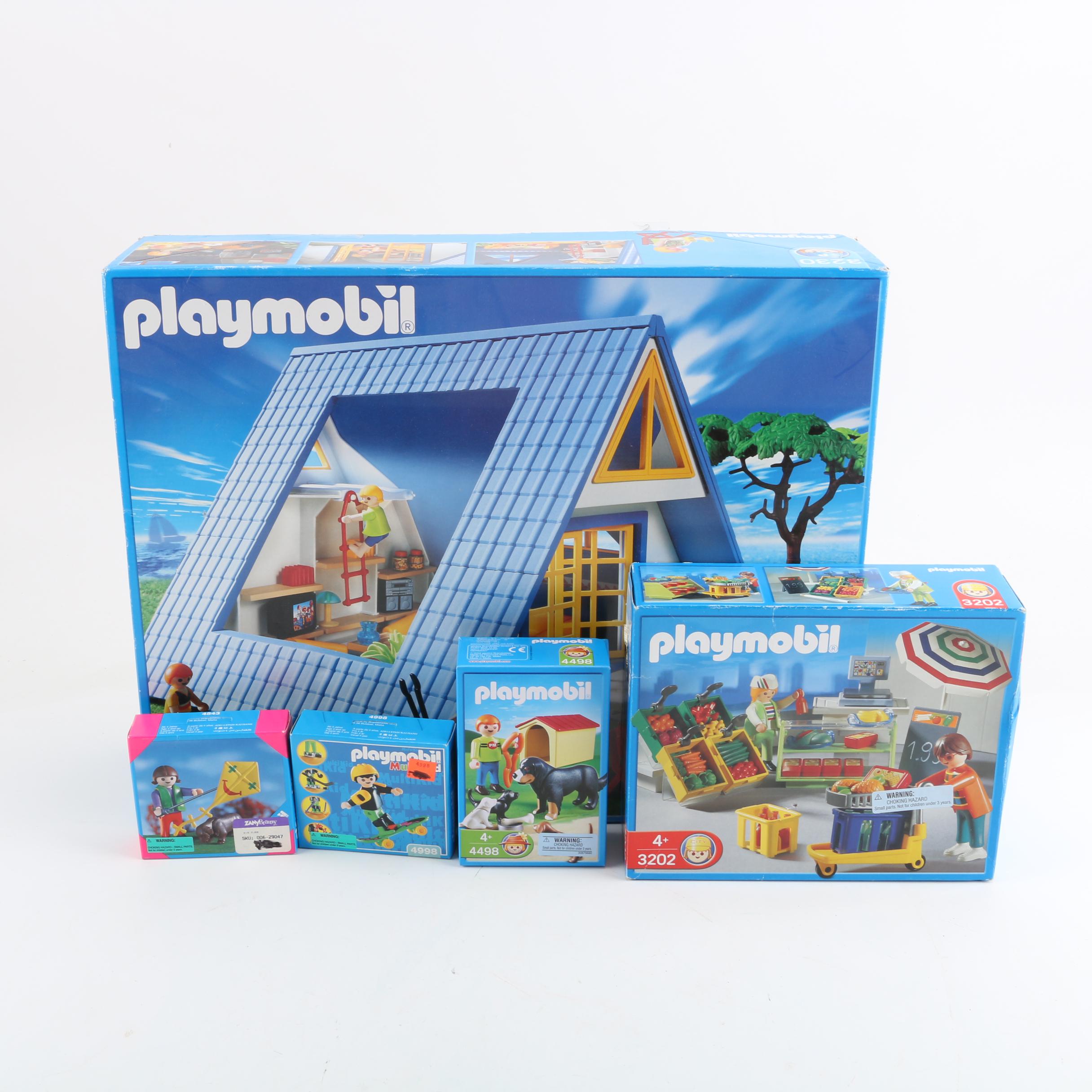 Playmobil "Modern Family Vacation Holiday Home" and Other Sets