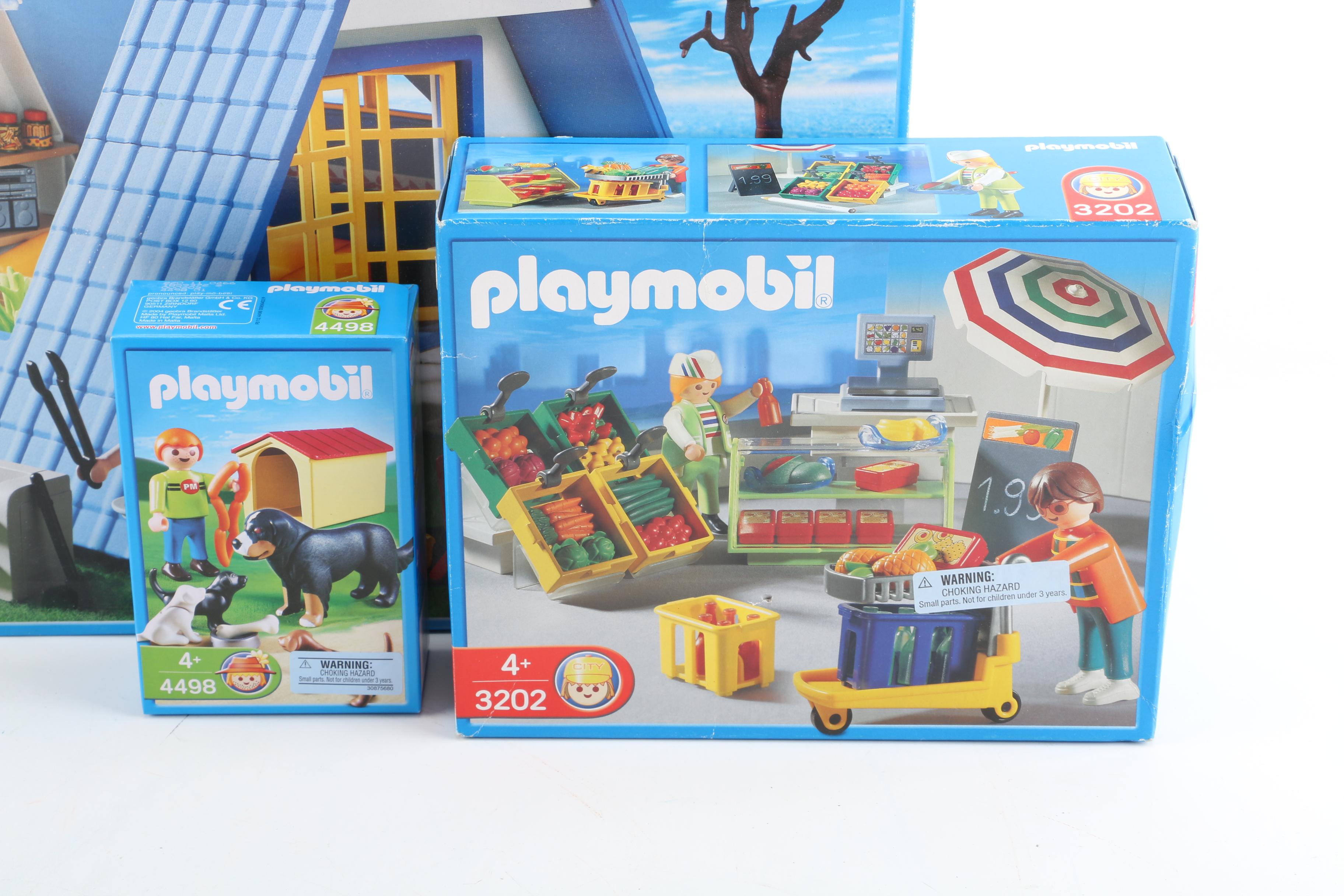 Playmobil "Modern Family Vacation Holiday Home" and Other Sets