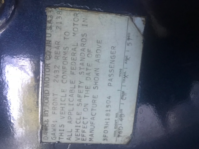 1973 Ford Mustang Convertible