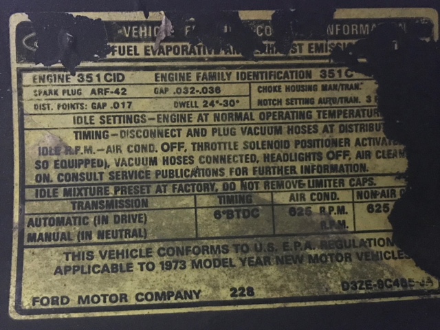 1973 Ford Mustang Convertible