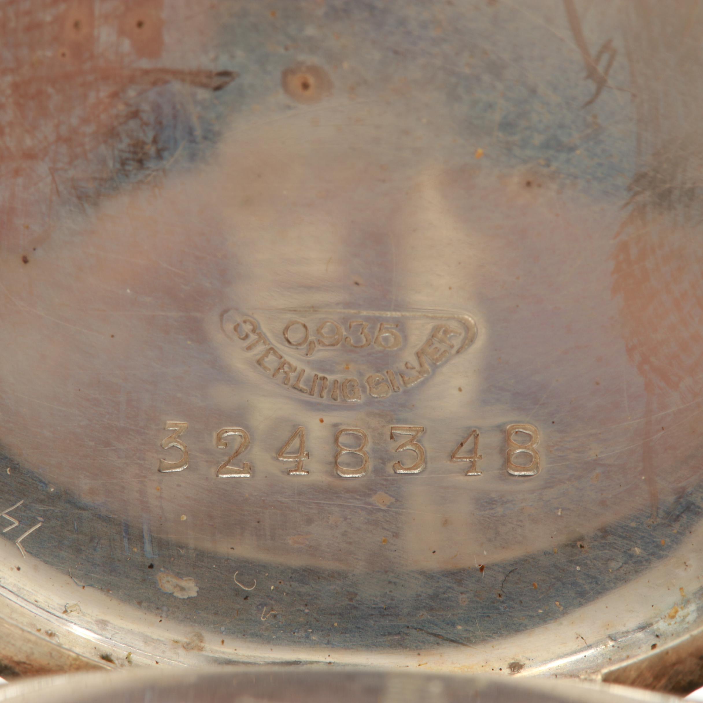 Antique Longines 935 Silver Open Face Pocket Watch