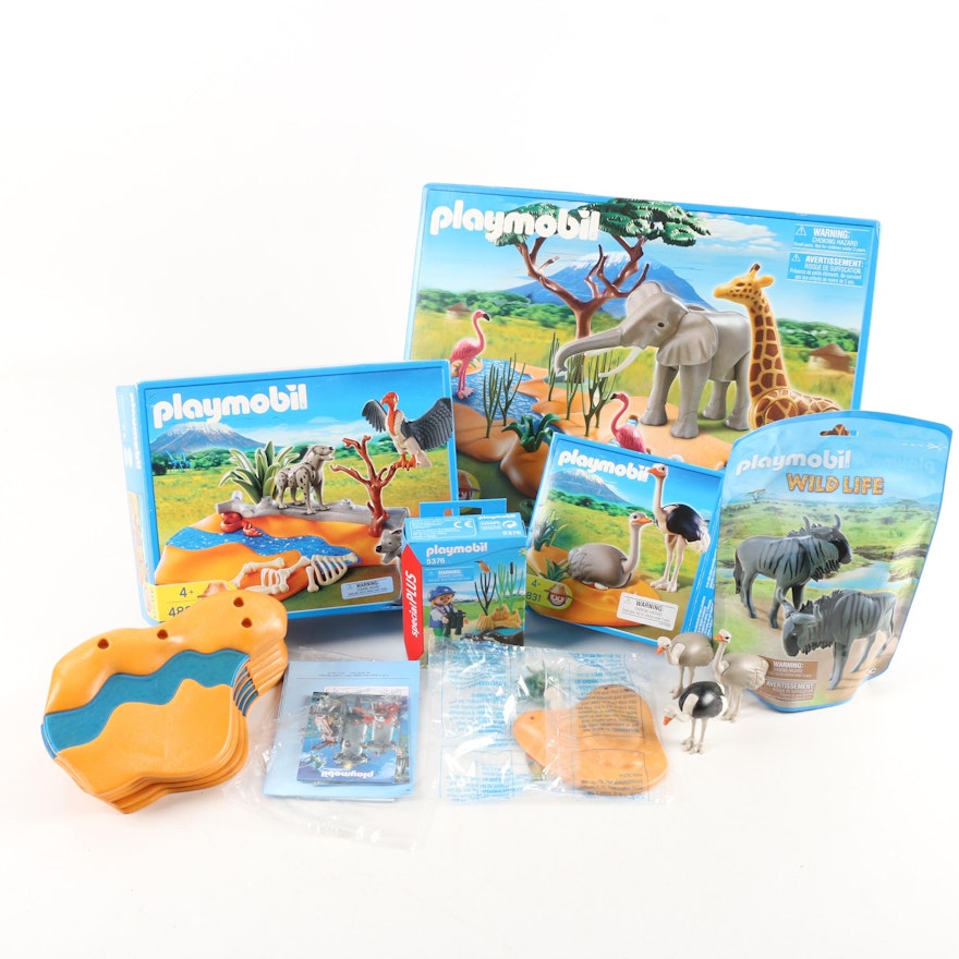 Playmobil Safari Animal Themed Sets including Wildlife Water