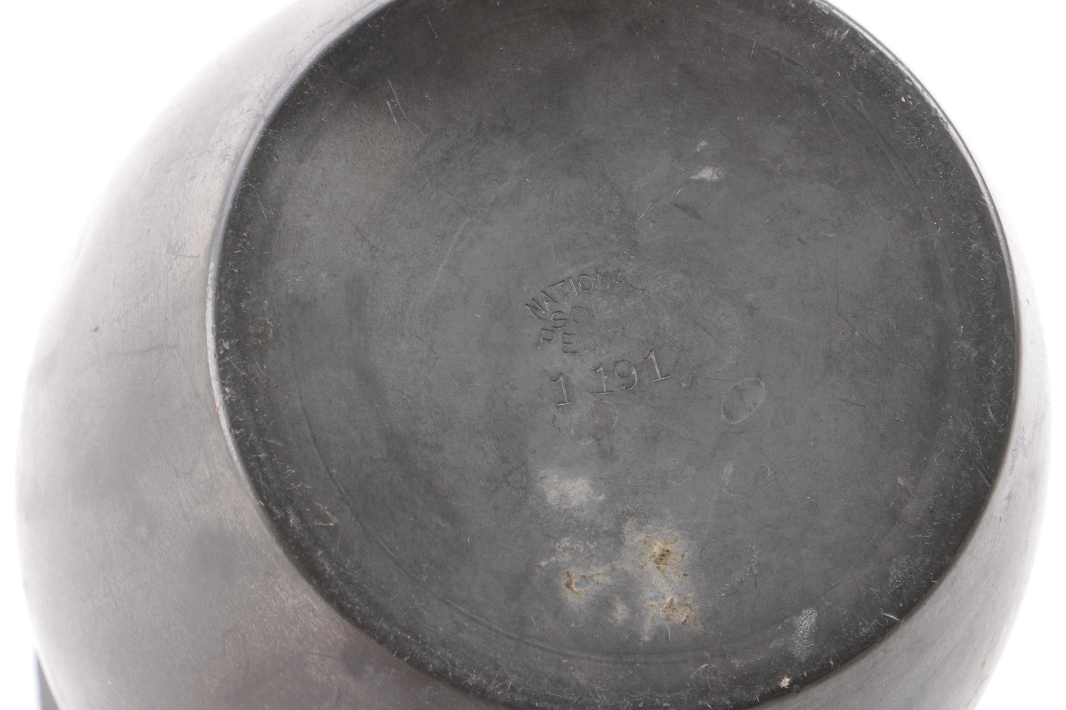 Vintage Pewter Serveware Featuring Rice, Pilgrim, and National