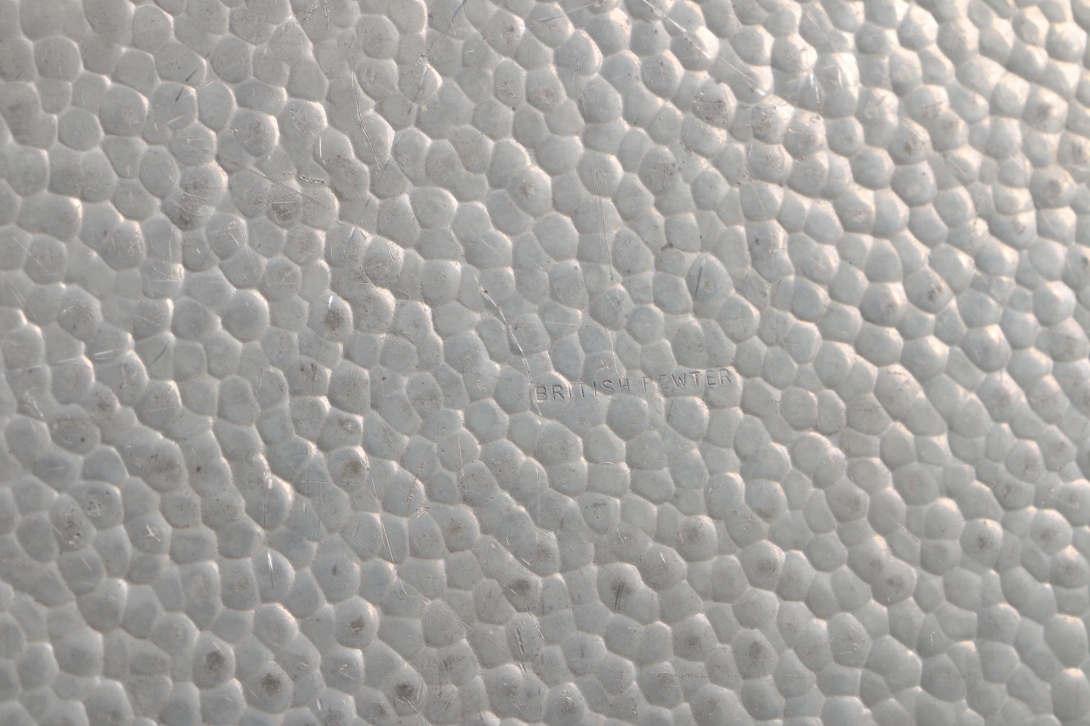 Vintage Pewter Serveware Featuring Rice, Pilgrim, and National