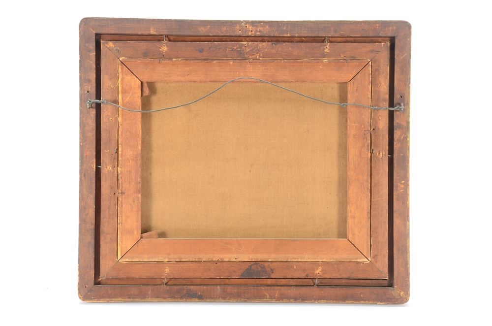 Hudson M. Kitchell Antique Oil Painting on Canvas