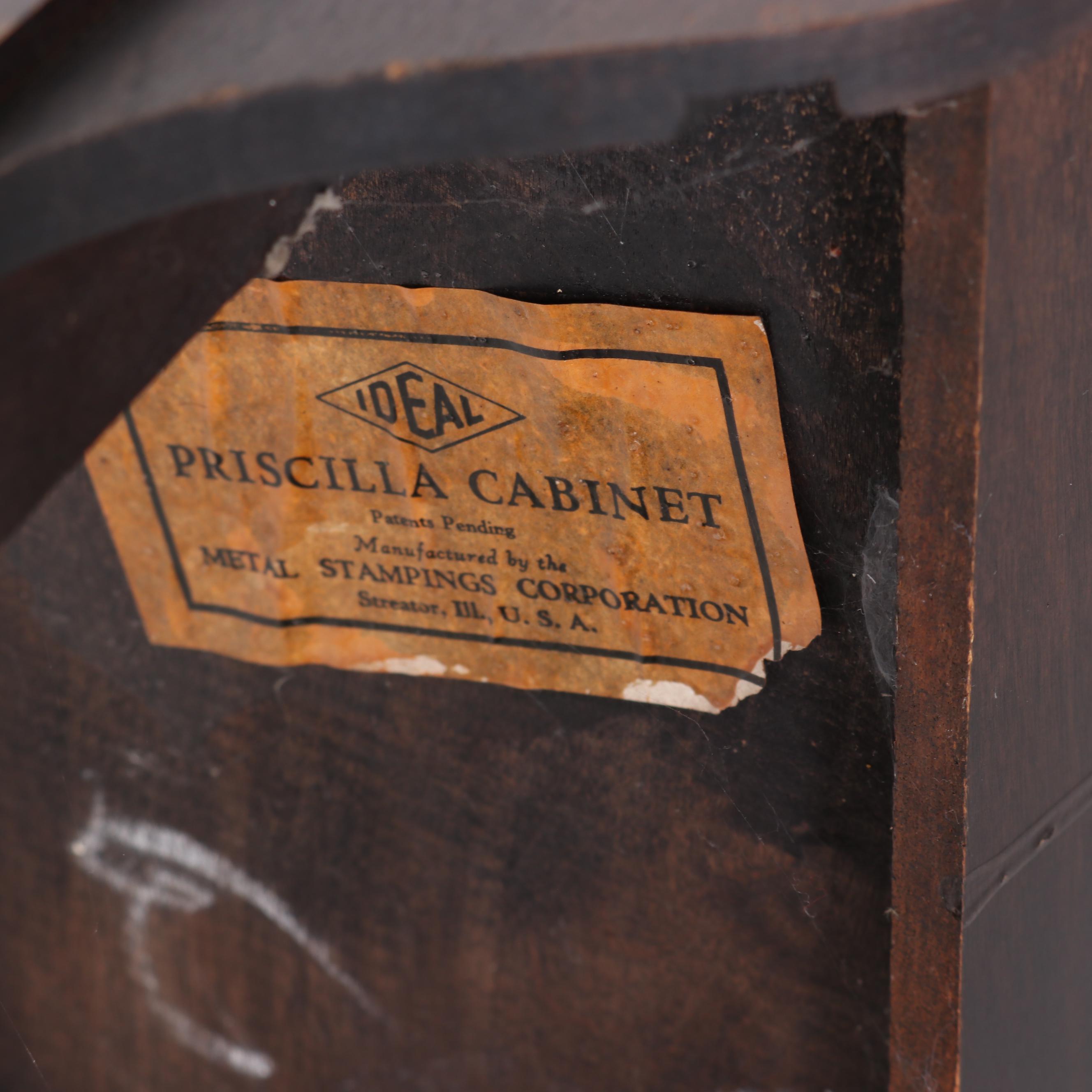 Vintage "Priscilla" Sewing Cabinet by Metal Stampings Corporation