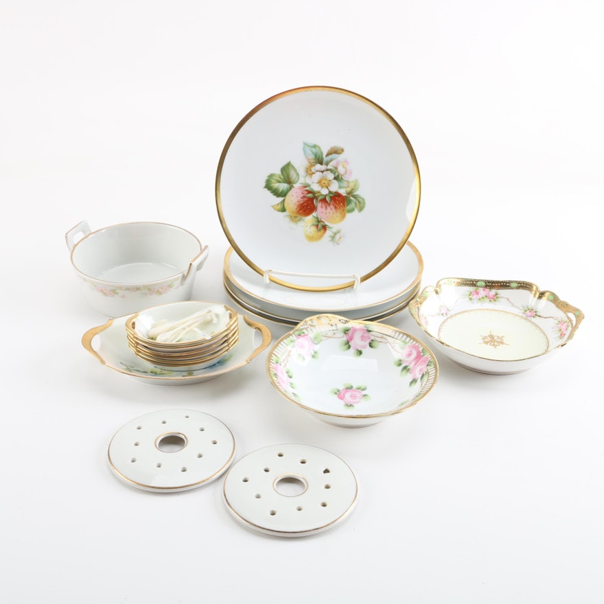 Vintage Porcelain Including Nippon and Hutschenreuther