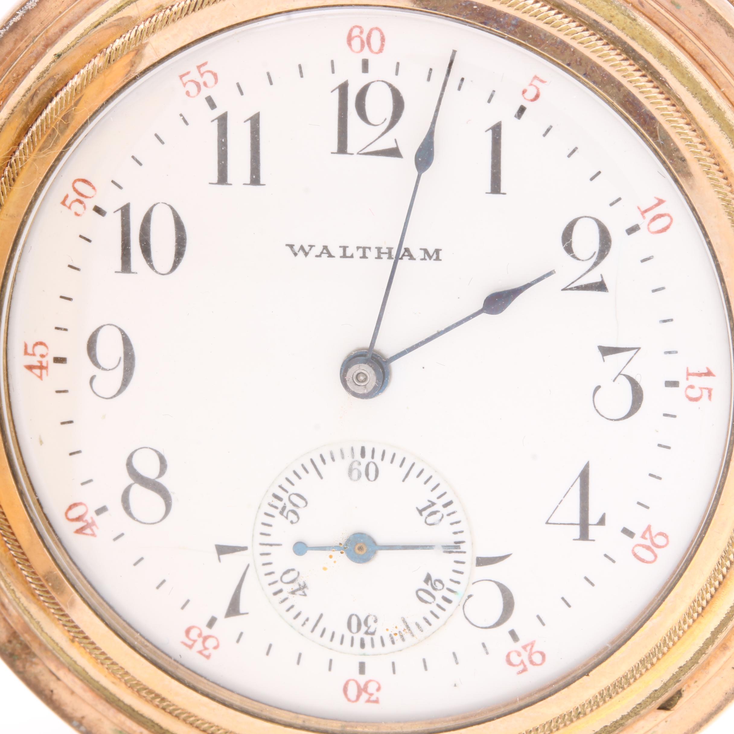 Circa 1907 Waltham Gold Filled Pocket Watch