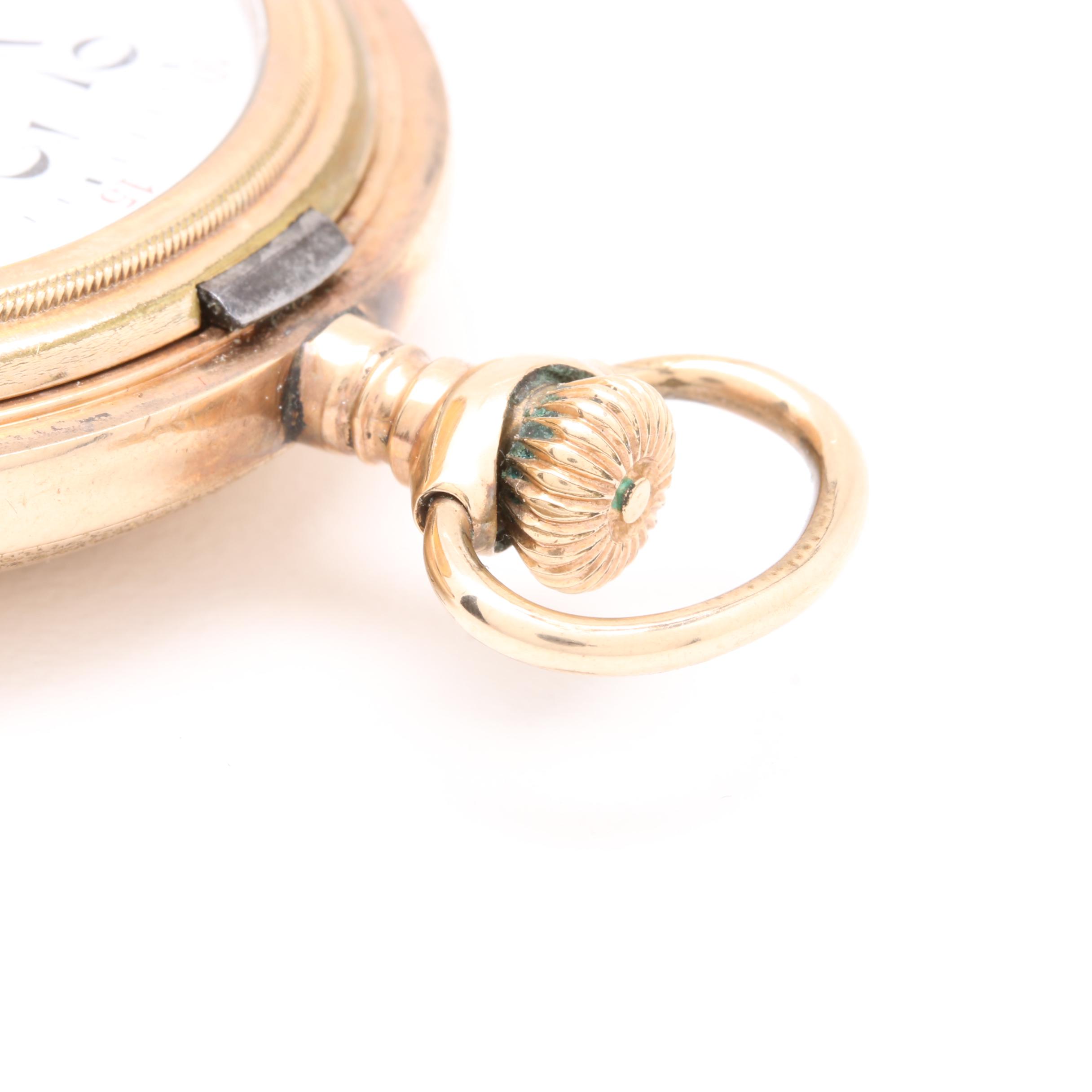 Circa 1907 Waltham Gold Filled Pocket Watch