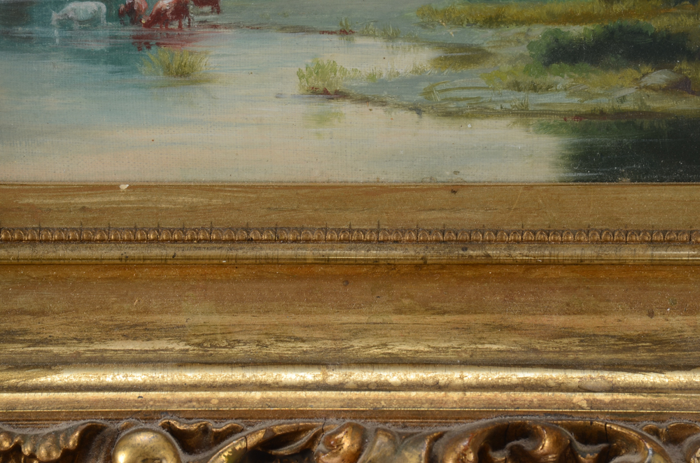 John Powell Hunt Original Oil Painting on Canvasboard