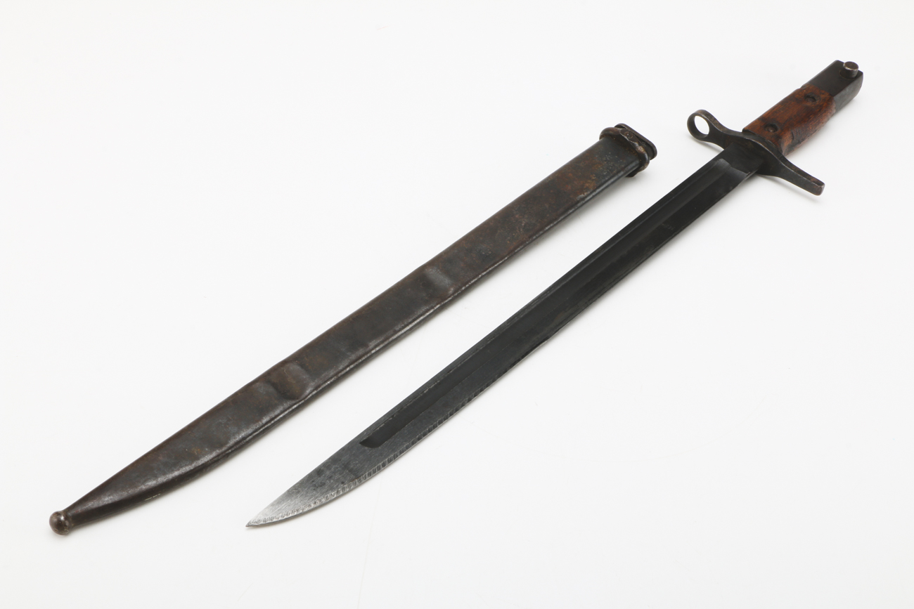 WWII Era Japanese Type 30 Bayonet with Scabbard