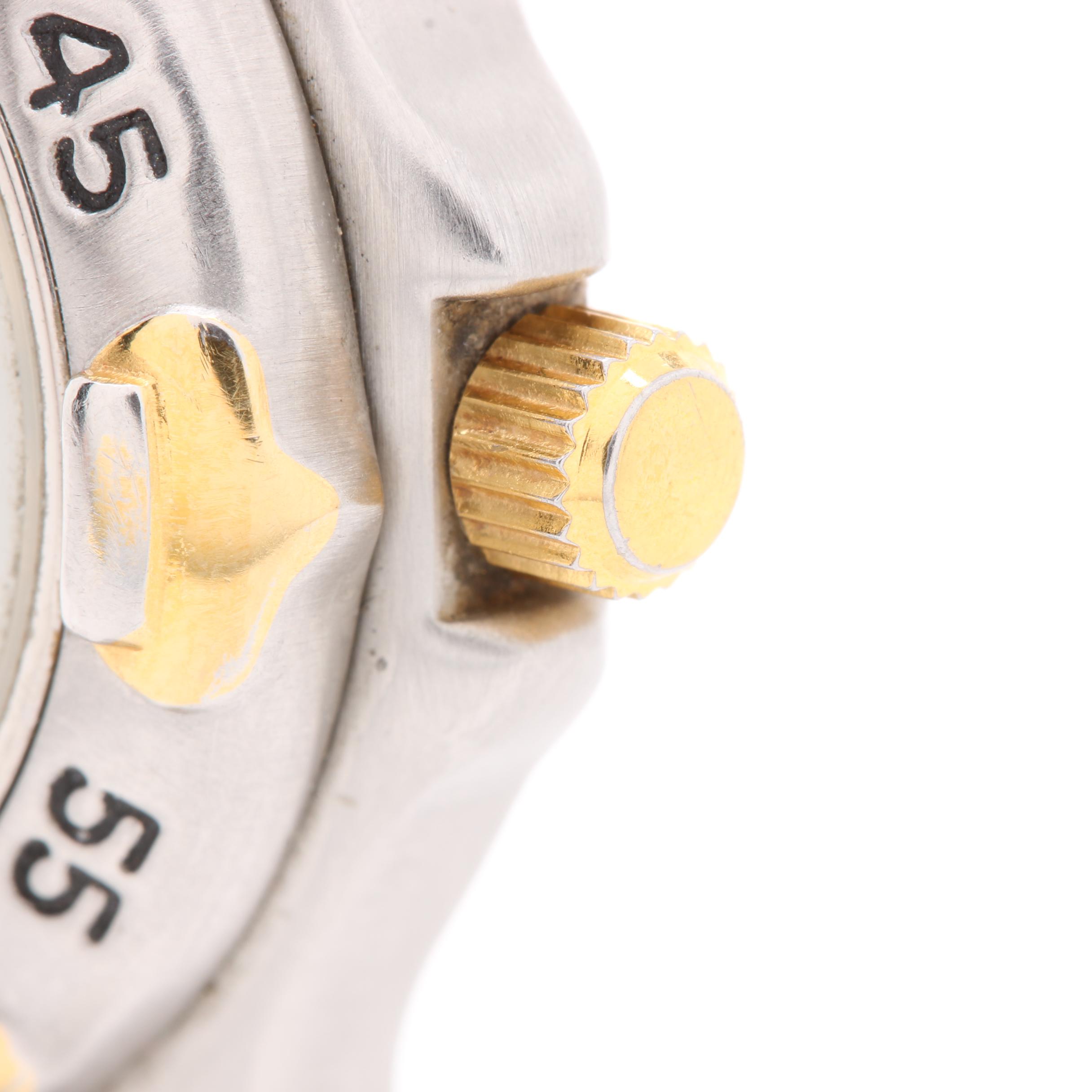 Bulova Stainless Steel "Marine Star" Two-Tone Watch