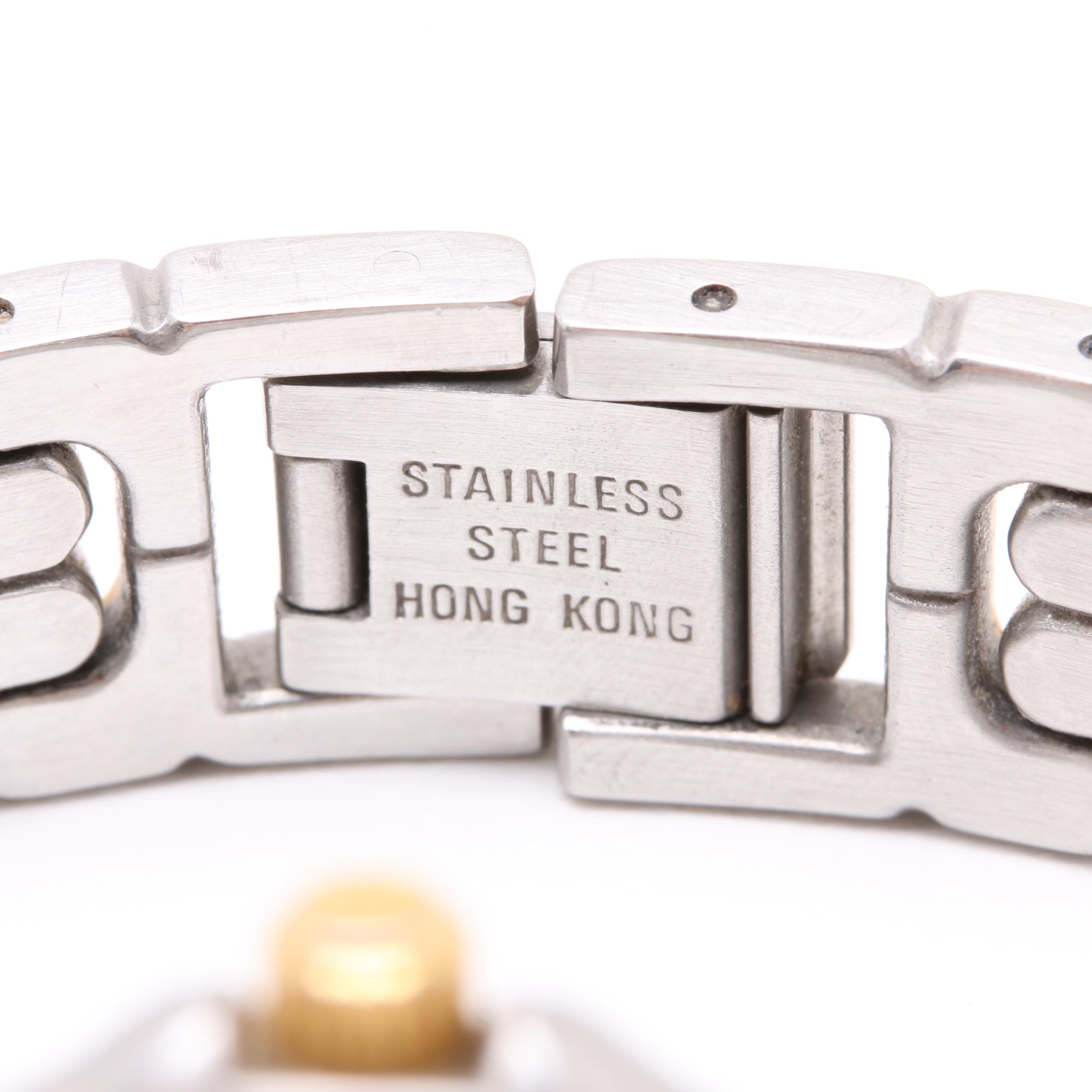 Bulova Stainless Steel "Marine Star" Two-Tone Watch