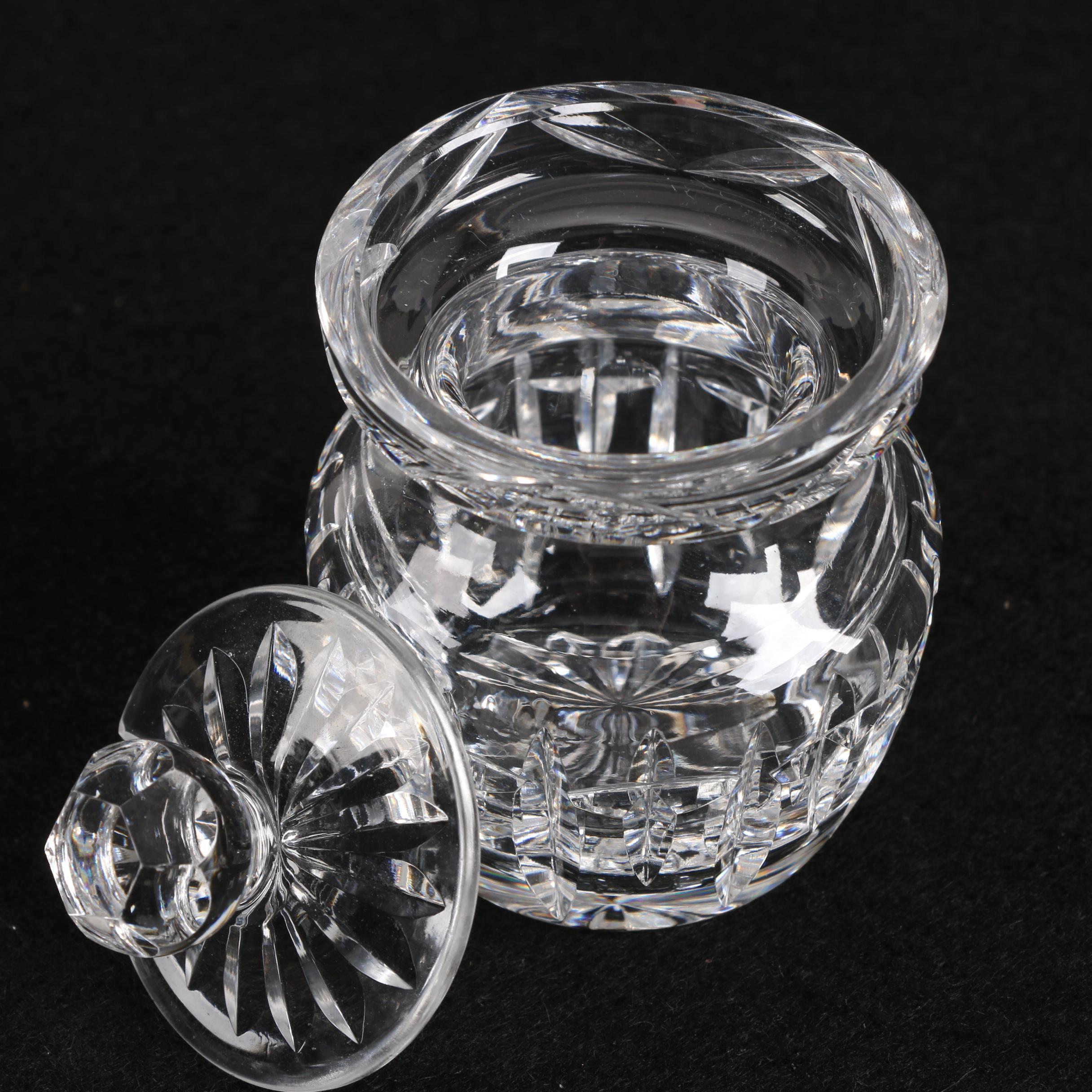 Waterford Crystal Mini Creamer and Honey Jar