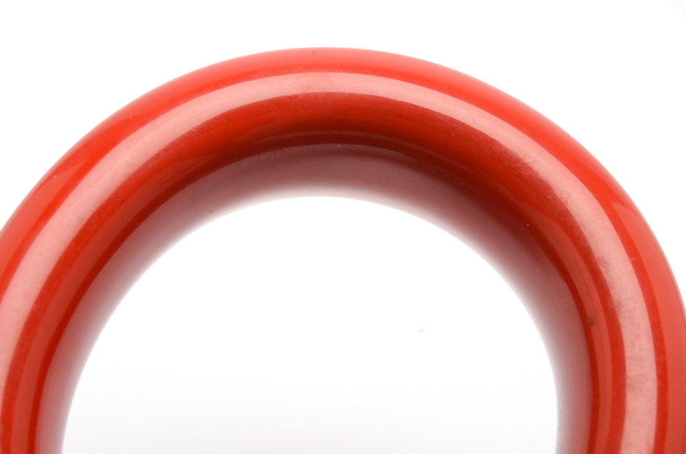 Elsa Peretti Red Lacquer Bangle Bracelet made for Tiffany & Co.