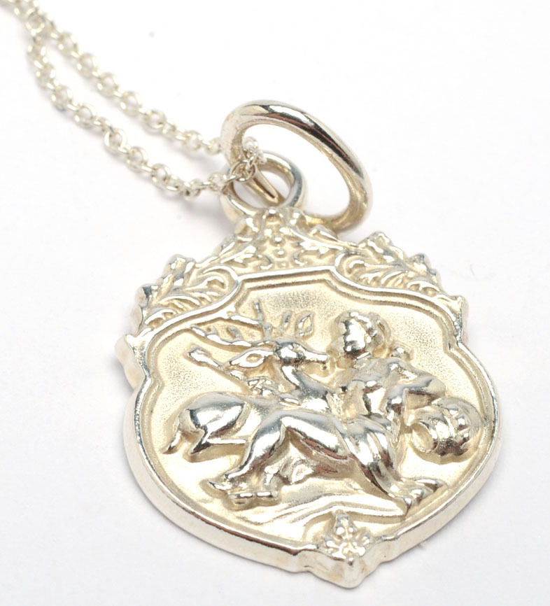 Tiffany & Co. "Courage" Olympian Pendant Necklace