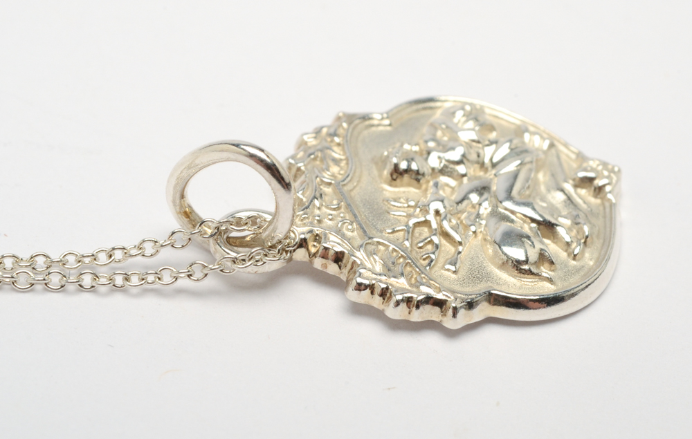 Tiffany & Co. "Courage" Olympian Pendant Necklace