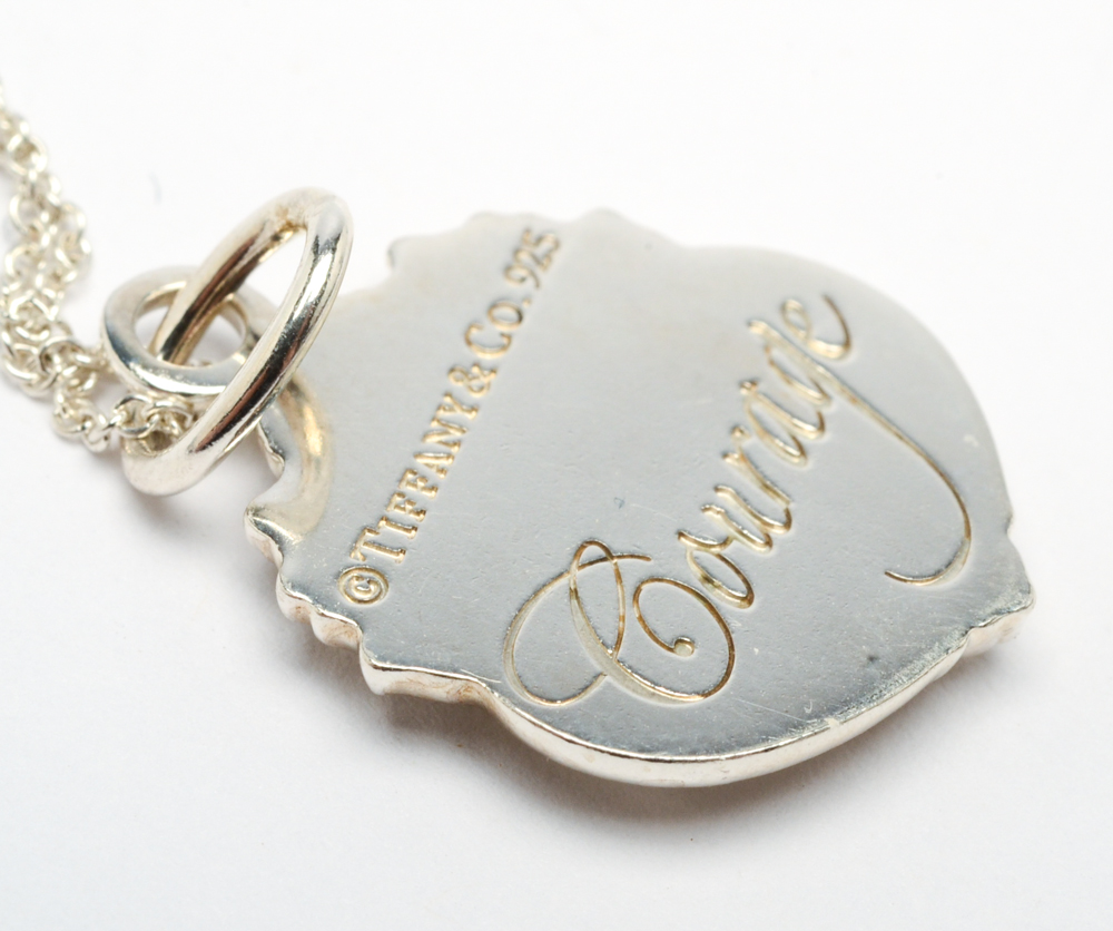 Tiffany & Co. "Courage" Olympian Pendant Necklace