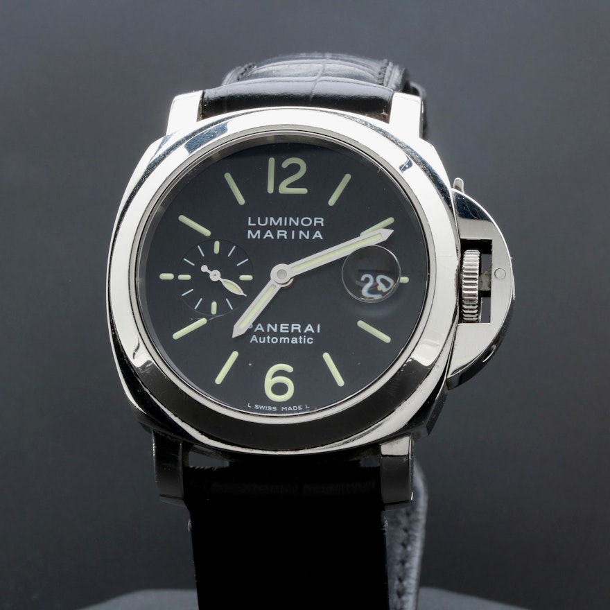 Luminor Marina Stainless Steel Wristwatch