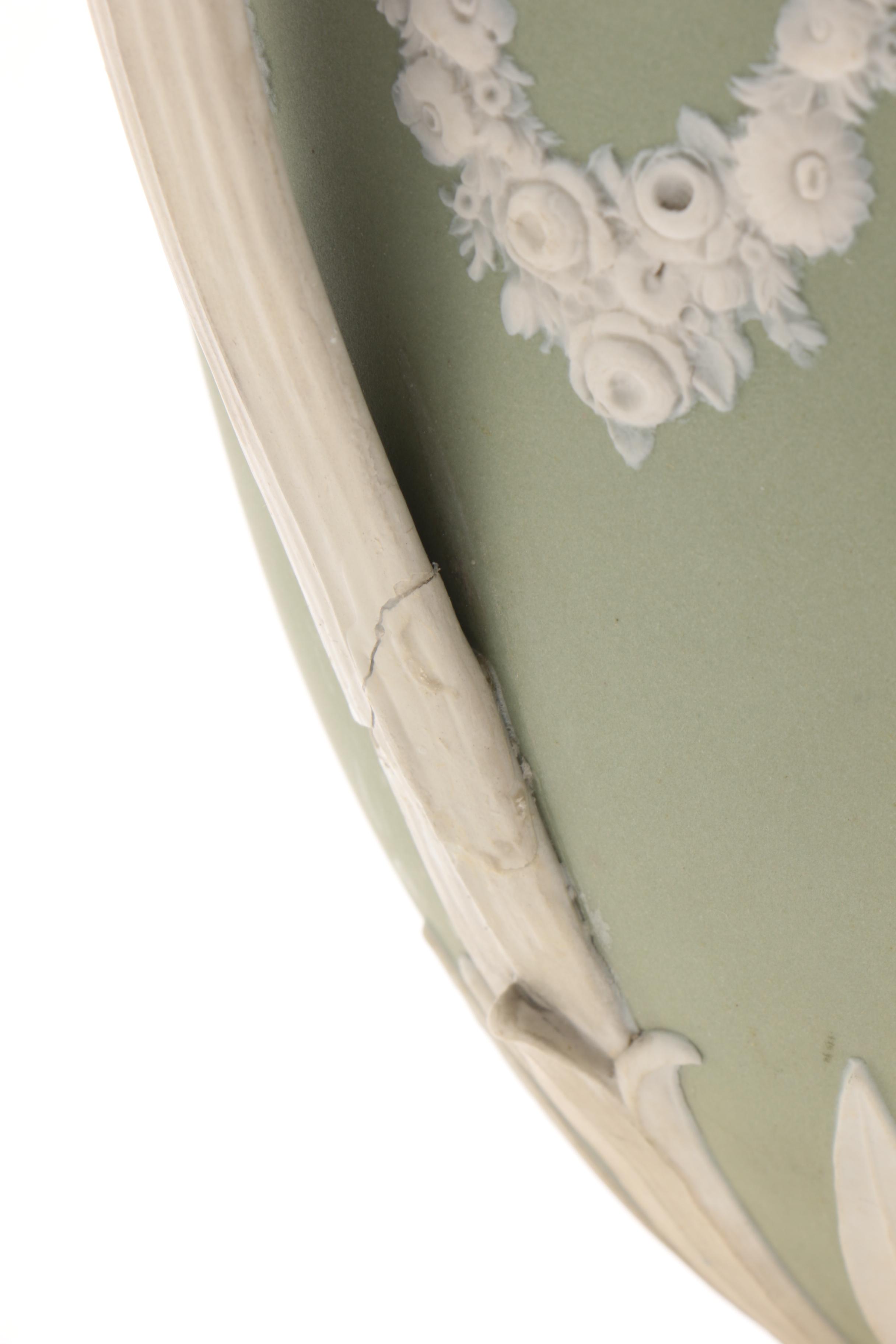 19th Century Wedgwood Jasperware Covered Zodiac Urns with an Egg Trinket Box