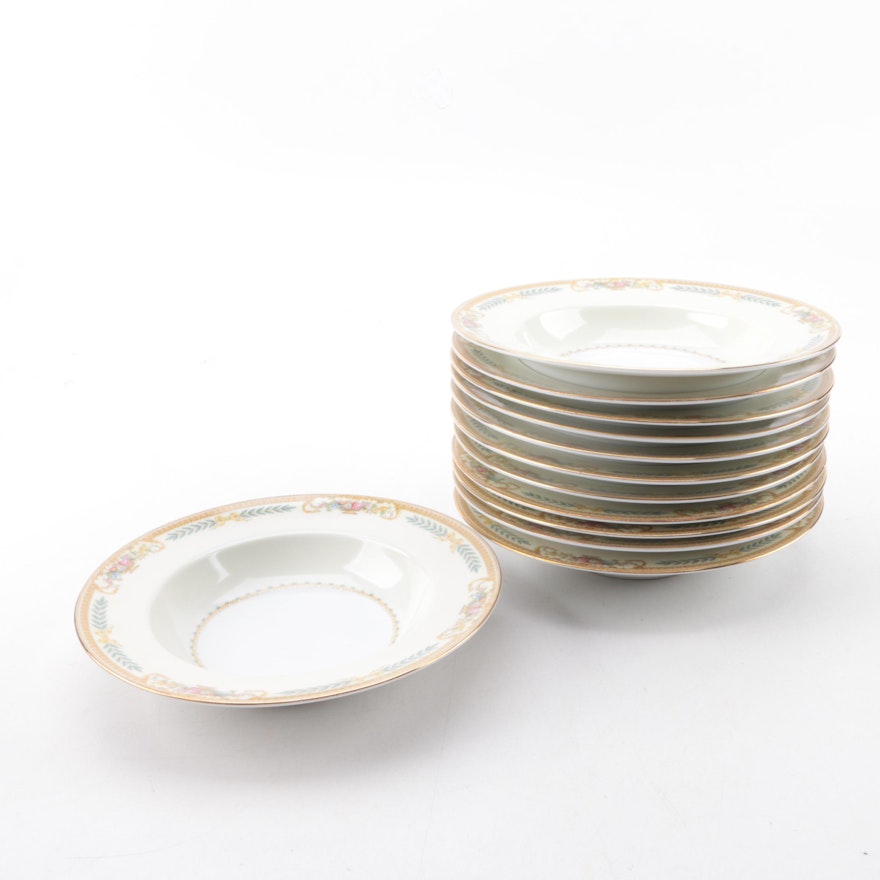Noritake "Tiara" Porcelain Soup Bowls