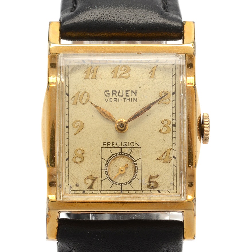 Vintage Gruen "Veri-Thin" Precision Wristwatch